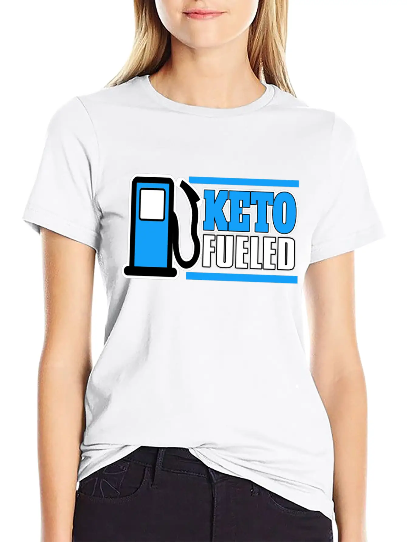 Keto Fueled LCHF Diet Kentones Low Carb High Fat Unisex Casual T-Shirt – Clean Design For Daily Comfort