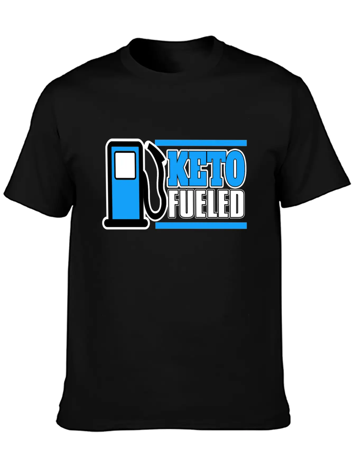 Keto Fueled LCHF Diet Kentones Low Carb High Fat Unisex Casual T-Shirt – Clean Design For Daily Comfort