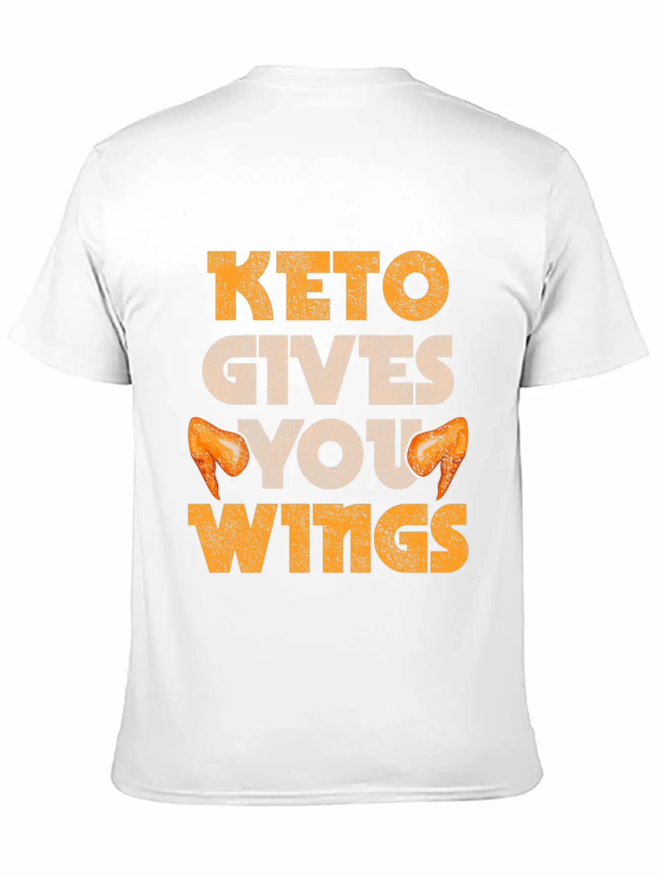 Keto Gives You Wings Chicken Food Ketogenic Diet Essential Unisex Summer Tee – Soft Cotton Casual Fit
