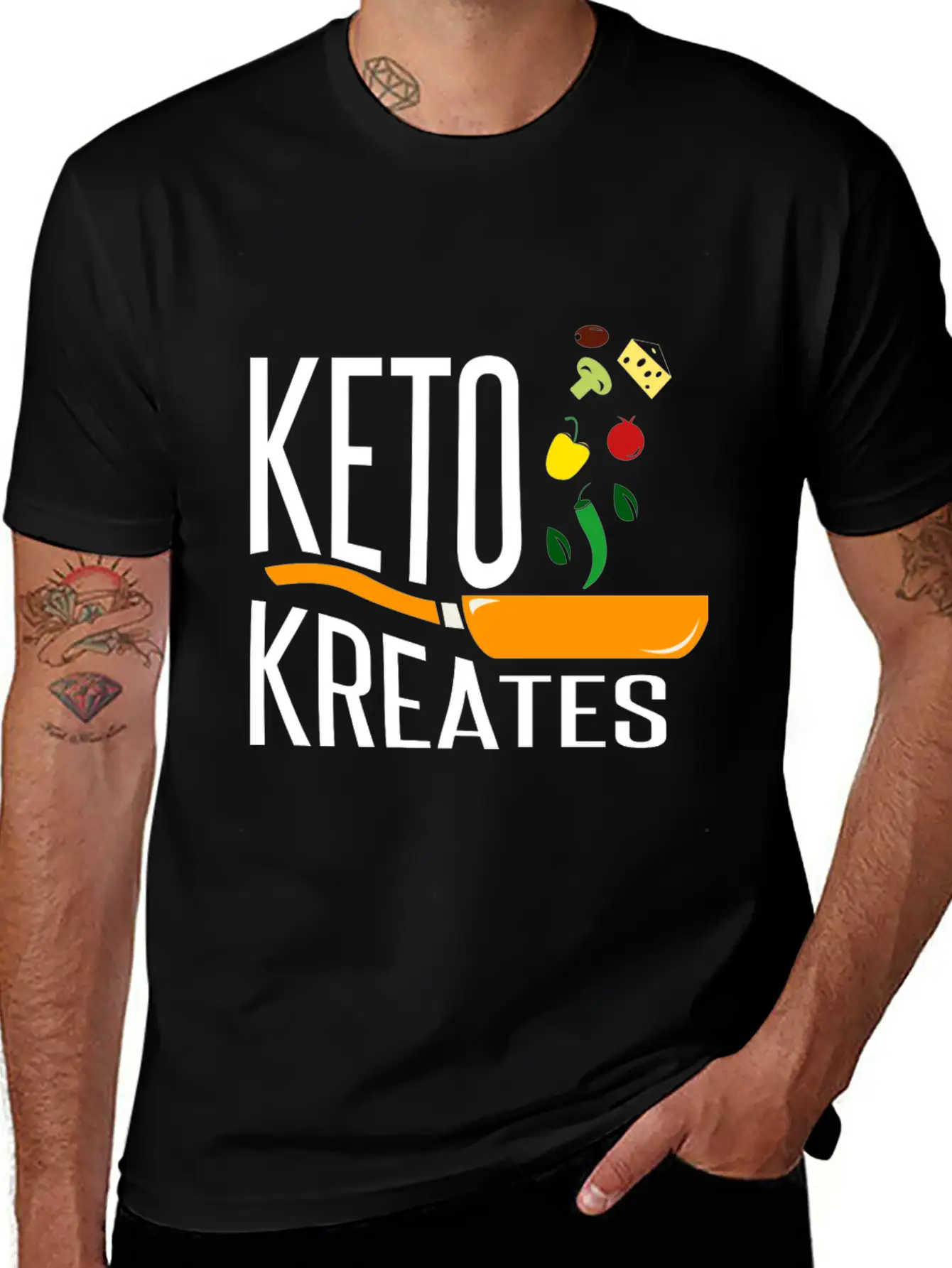 Keto Kreates Timeless Short Sleeve Tee – Comfy And Minimalist Design