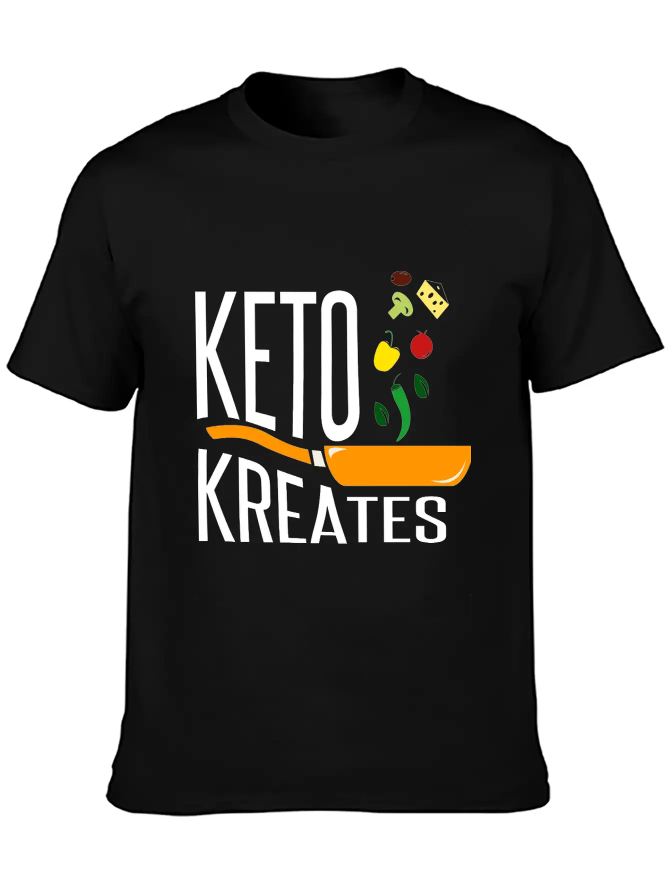 Keto Kreates Timeless Short Sleeve Tee – Comfy And Minimalist Design
