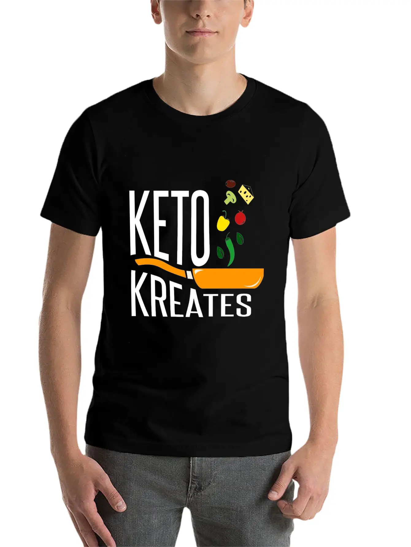 Keto Kreates Timeless Short Sleeve Tee – Comfy And Minimalist Design