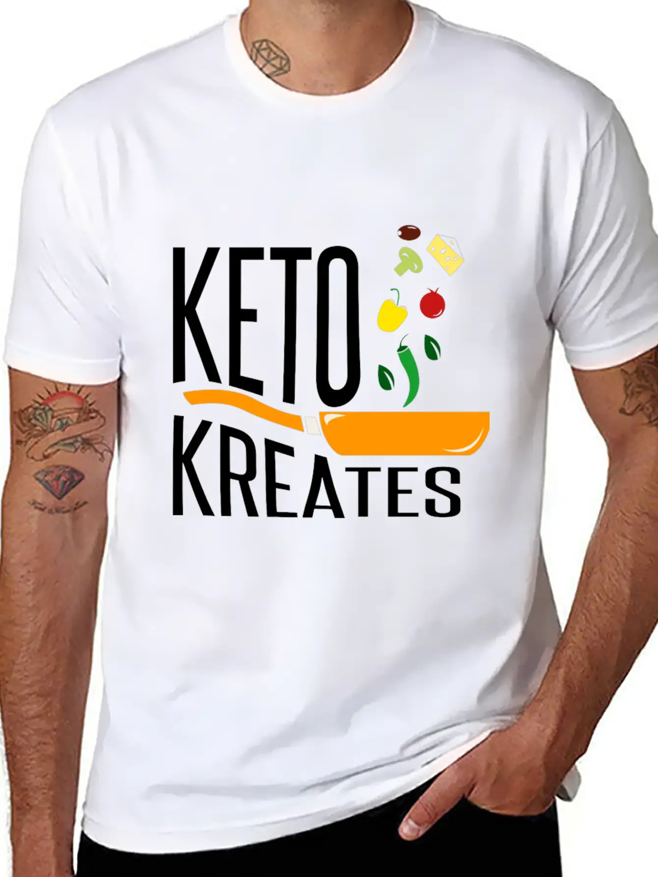 Keto Kreates Timeless Short Sleeve Tee – Comfy And Minimalist Design