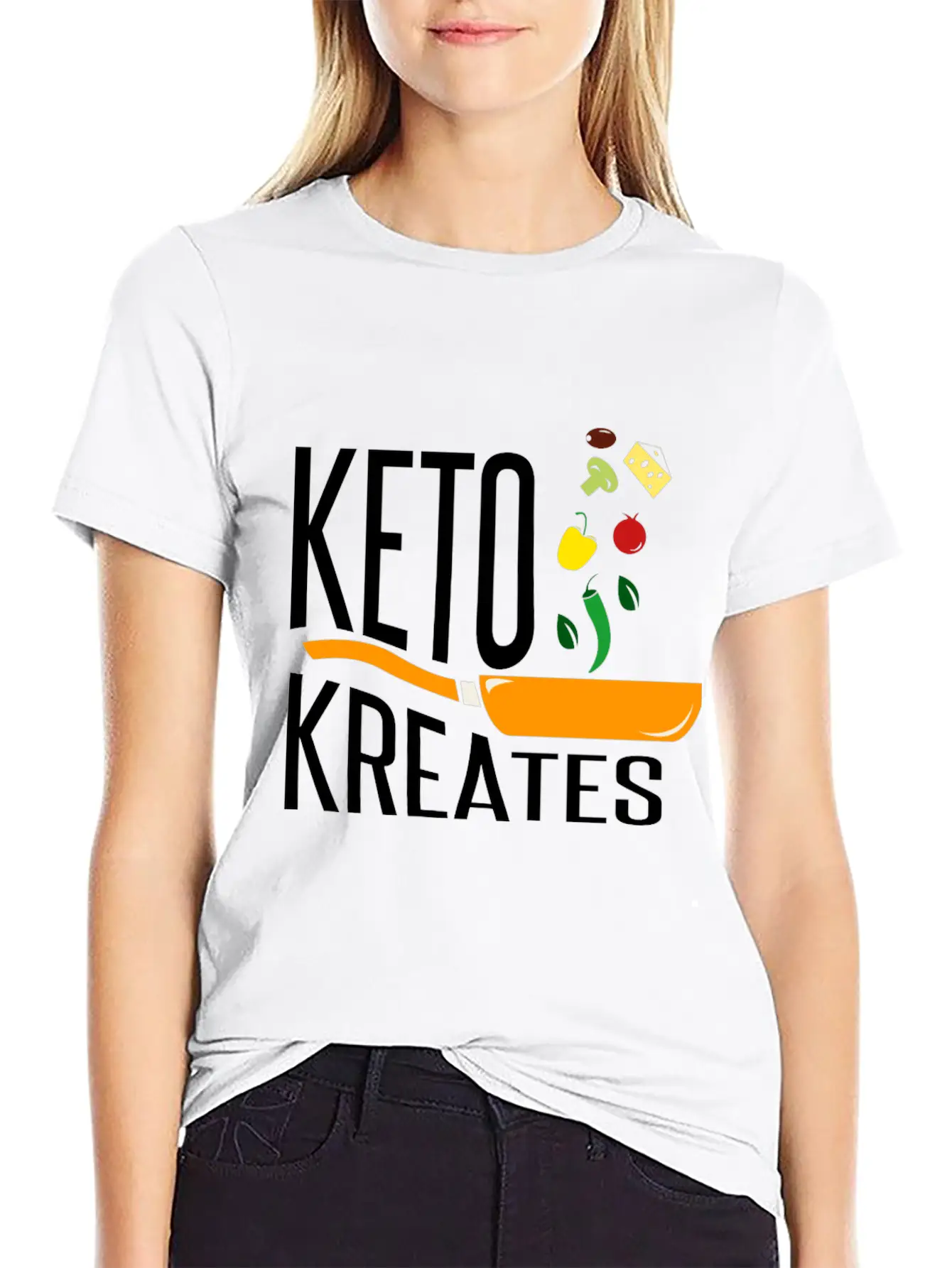 Keto Kreates Timeless Short Sleeve Tee – Comfy And Minimalist Design
