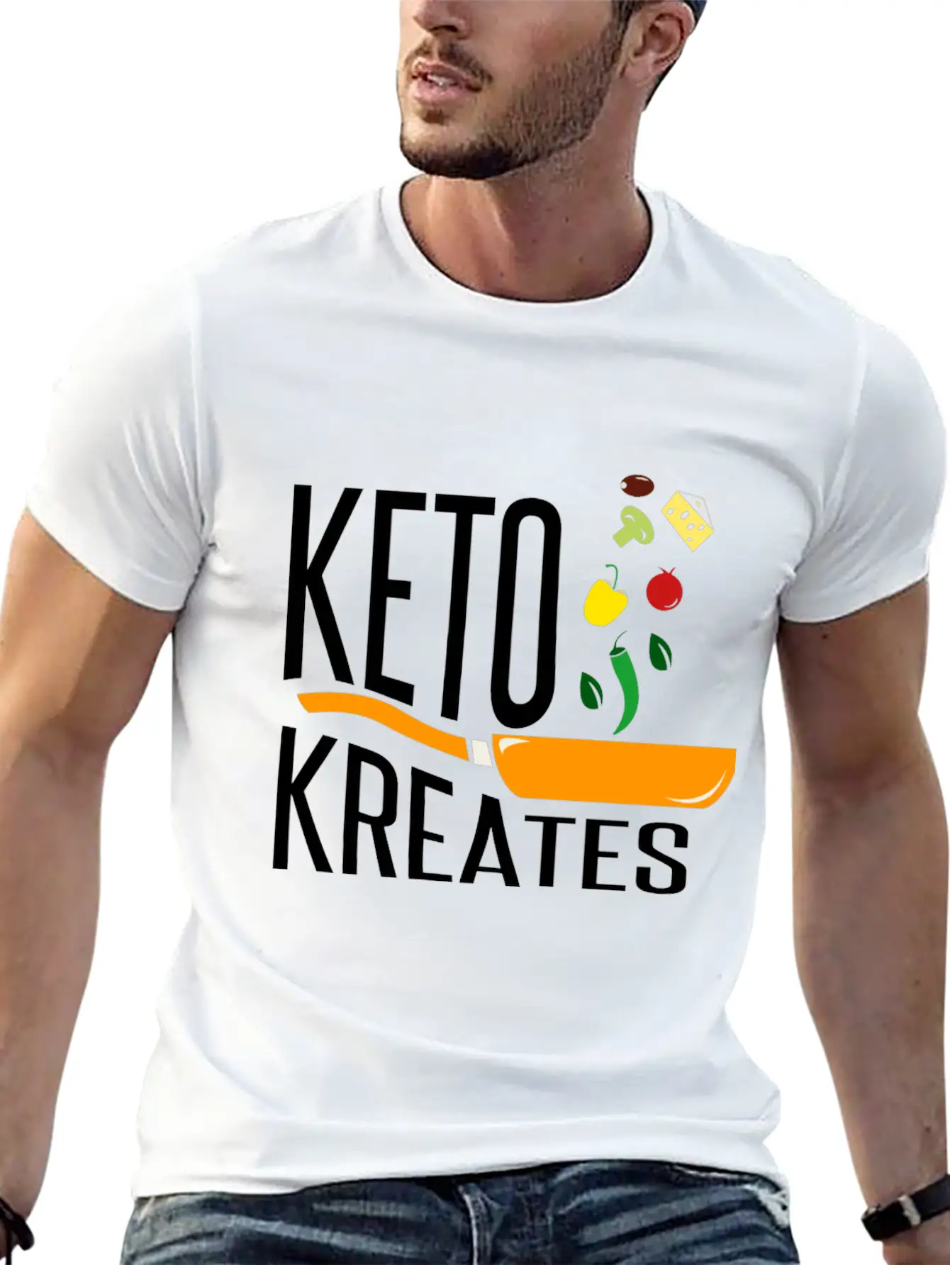 Keto Kreates Timeless Short Sleeve Tee – Comfy And Minimalist Design