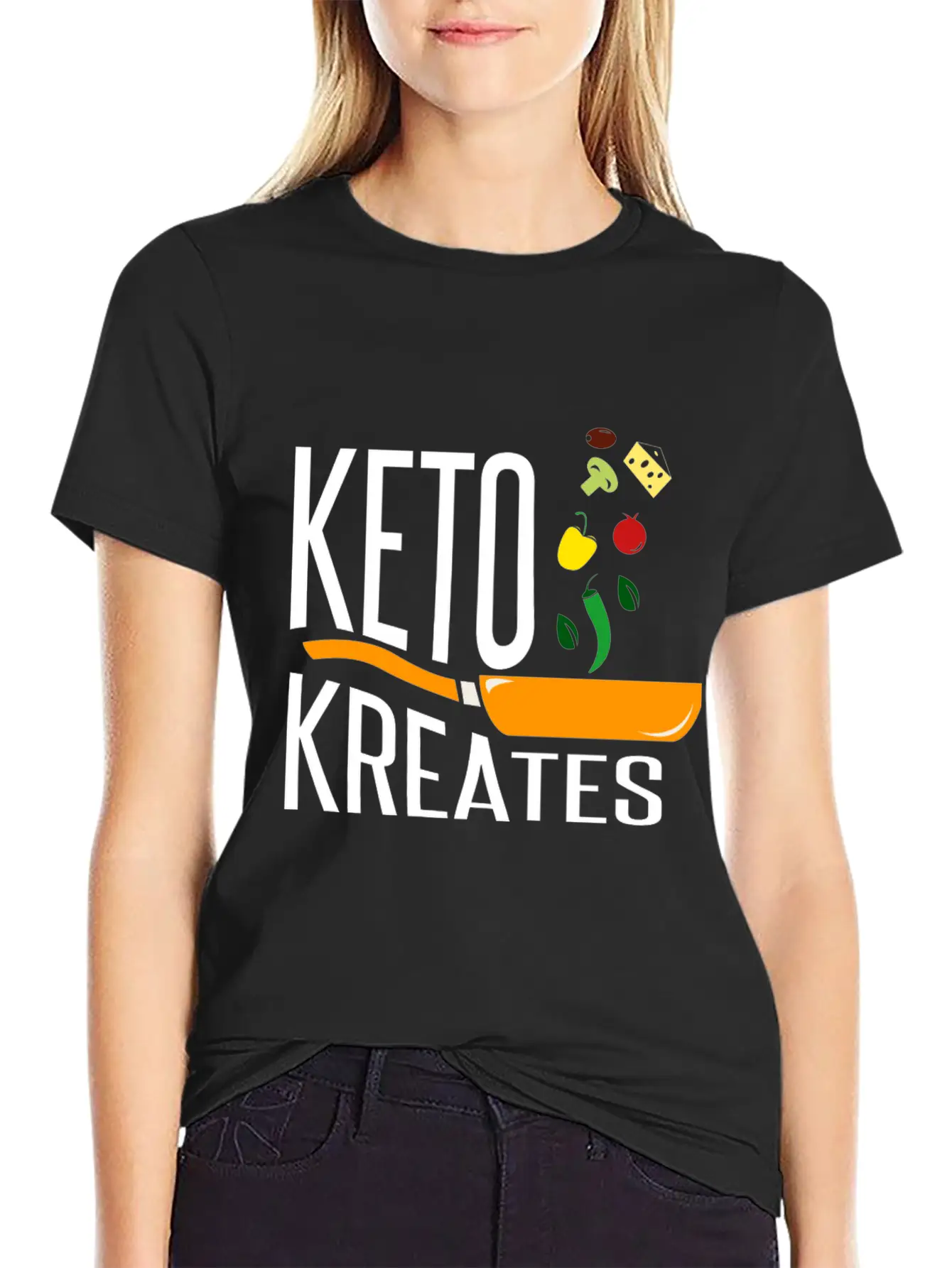 Keto Kreates Timeless Short Sleeve Tee – Comfy And Minimalist Design