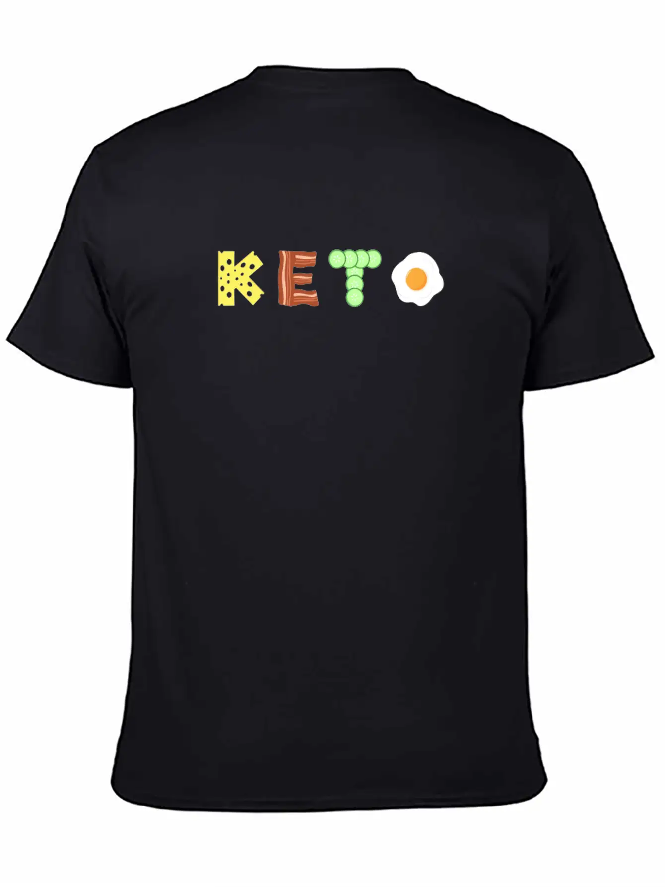 Keto Low Carb Diet TShirt Unisex Short Sleeve Soft Cotton T-Shirt – Casual Everyday Wear