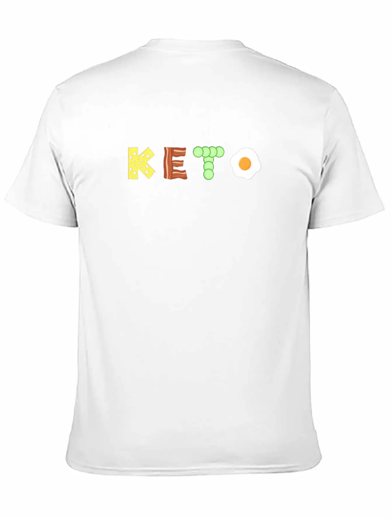 Keto Low Carb Diet TShirt Unisex Short Sleeve Soft Cotton T-Shirt – Casual Everyday Wear