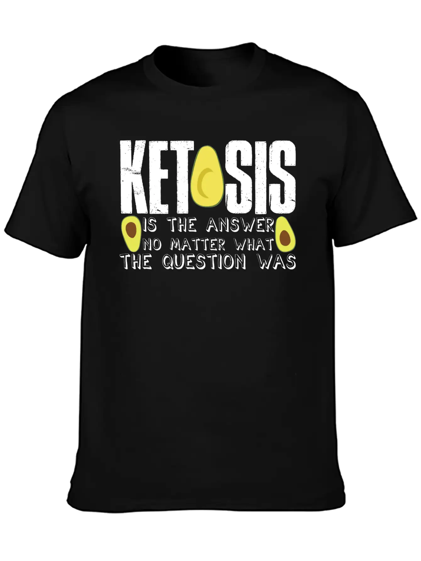 Ketogenic Diet Joke Keto Ketosis Weight Loss Diets Basic Graphic T-Shirt – Daily Comfort In Soft Cotton