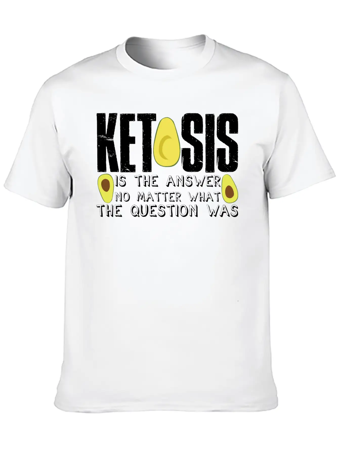 Ketogenic Diet Joke Keto Ketosis Weight Loss Diets Basic Graphic T-Shirt – Daily Comfort In Soft Cotton