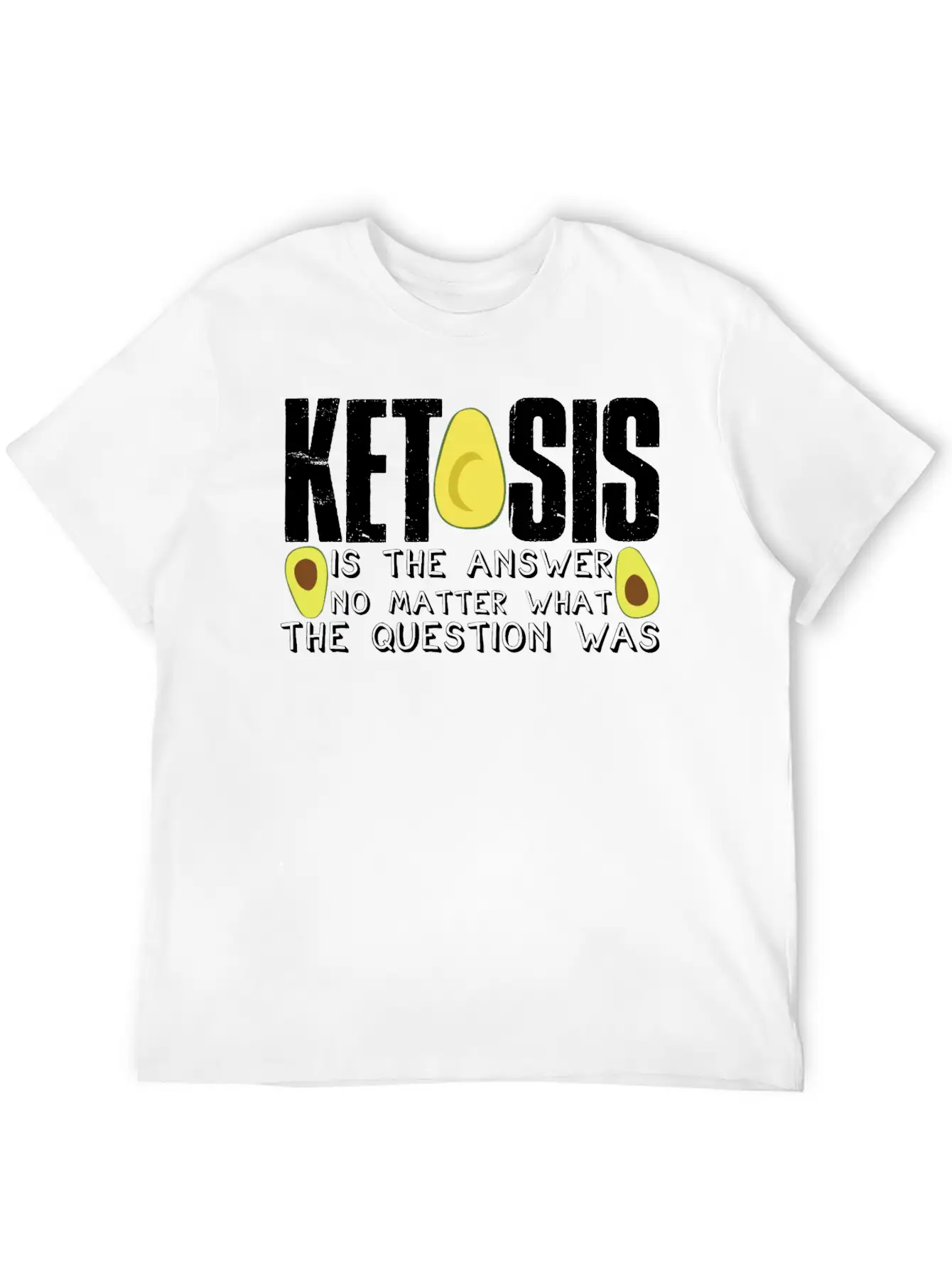 Ketogenic Diet Joke Keto Ketosis Weight Loss Diets Basic Graphic T-Shirt – Daily Comfort In Soft Cotton