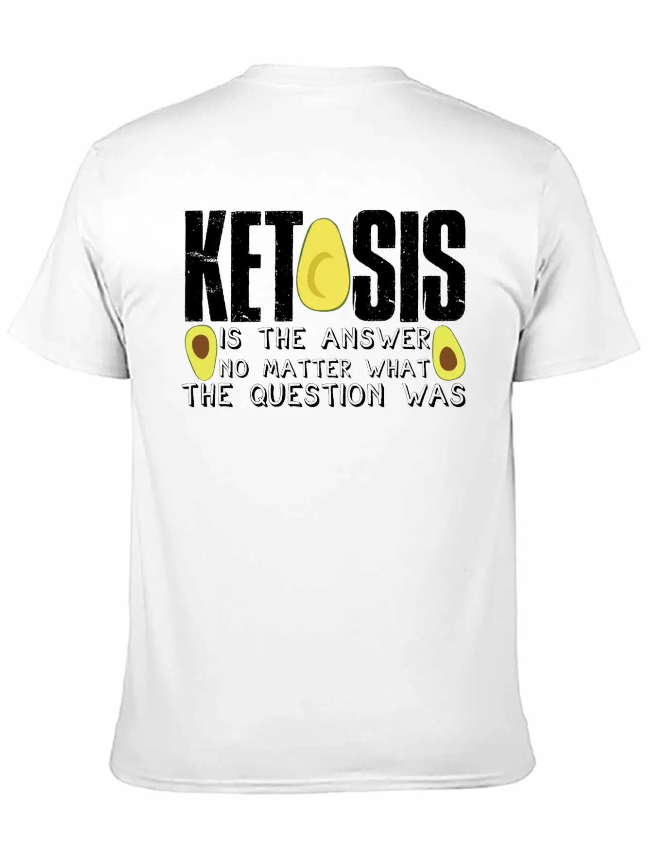 Ketogenic Diet Joke Keto Ketosis Weight Loss Diets Basic Graphic T-Shirt – Daily Comfort In Soft Cotton
