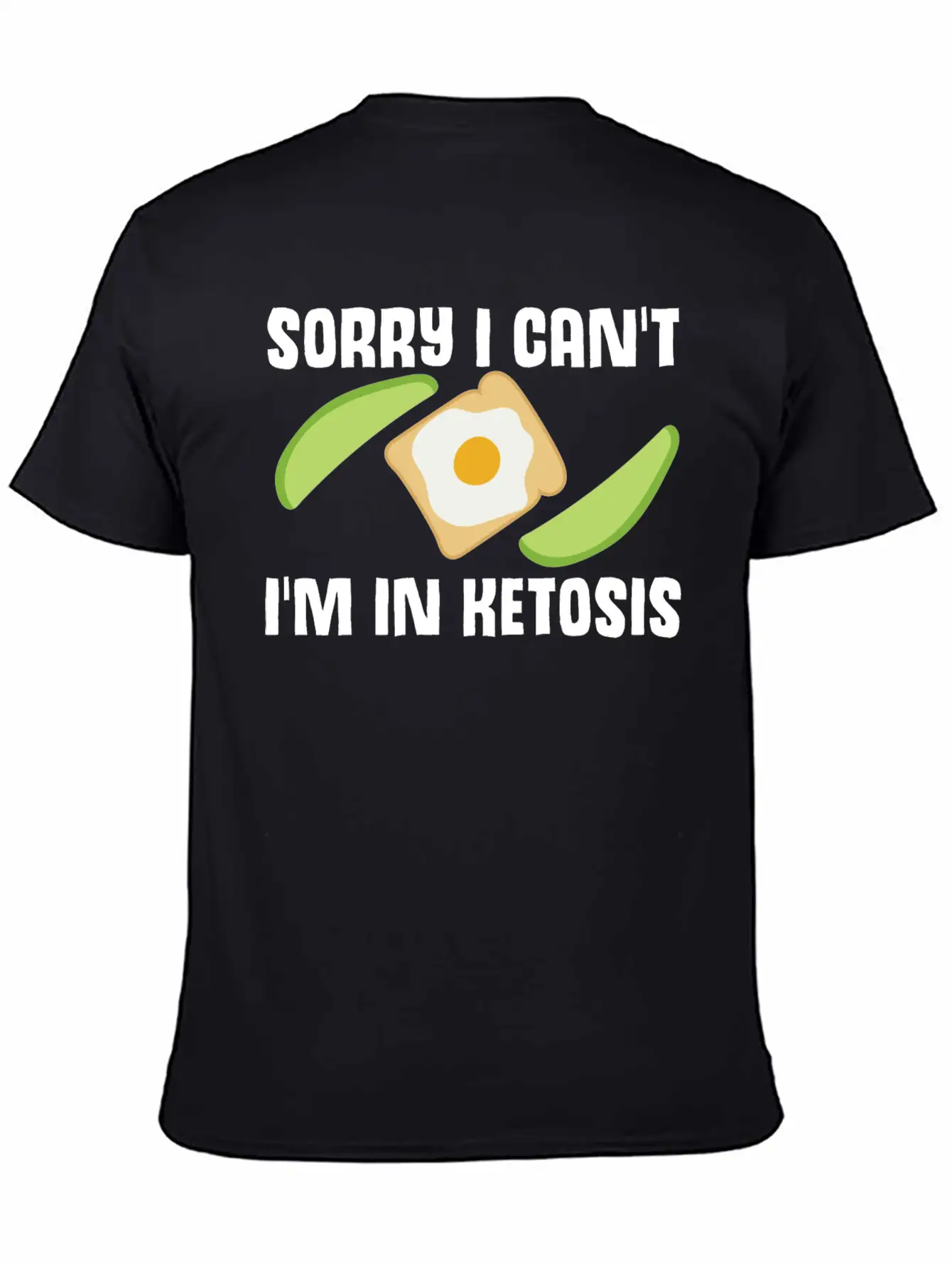 Ketogenic Diet Joke Keto Ketosis Weight Loss Diets Stylish Everyday T-Shirt – Unisex Basic Cotton Tee