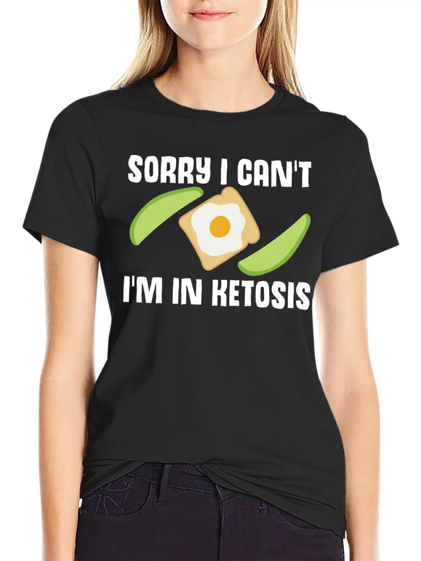 Ketogenic Diet Joke Keto Ketosis Weight Loss Diets Stylish Everyday T-Shirt – Unisex Basic Cotton Tee