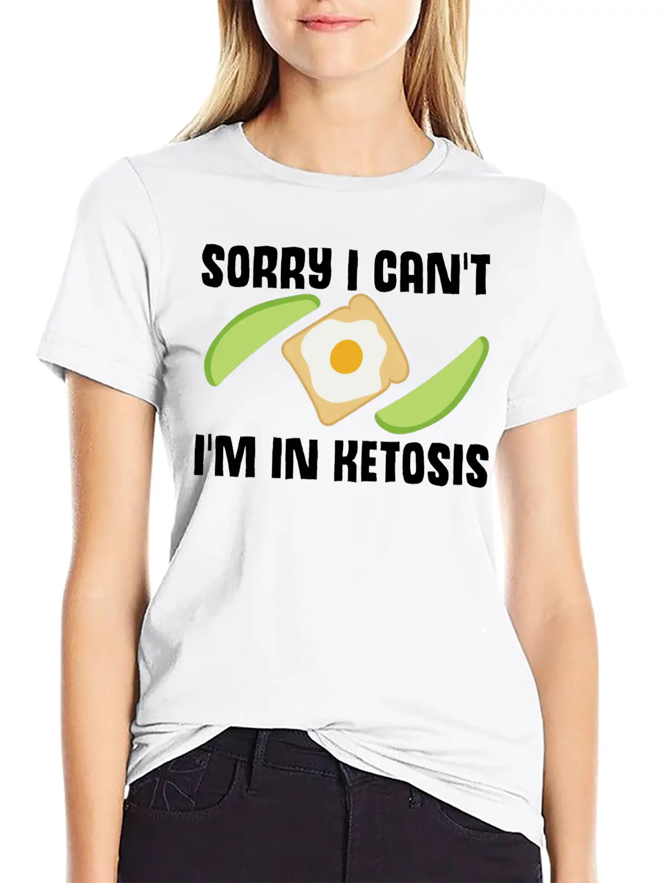 Ketogenic Diet Joke Keto Ketosis Weight Loss Diets Stylish Everyday T-Shirt – Unisex Basic Cotton Tee