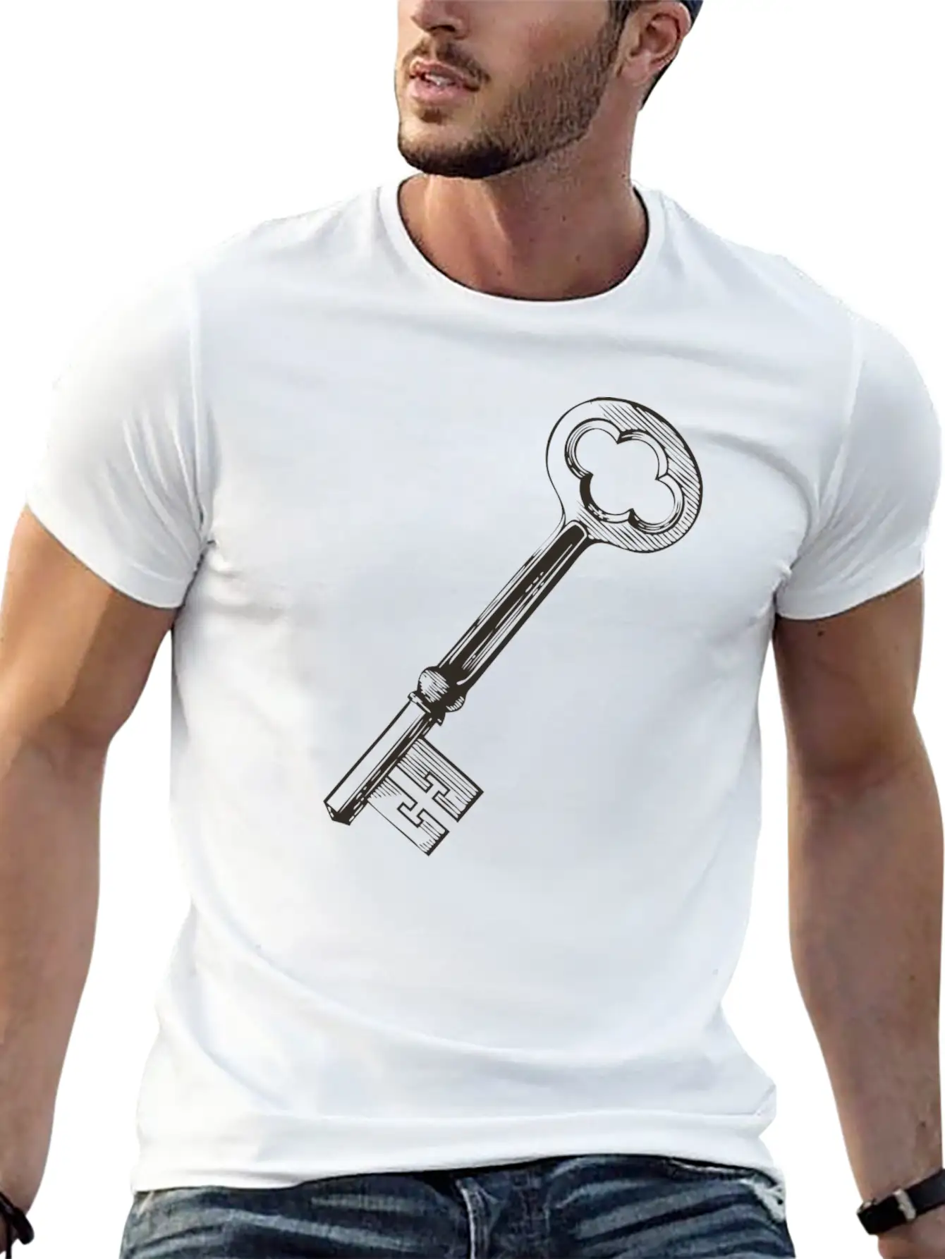 Key Basic Graphic T-Shirt – Daily Comfort In Soft Cotton