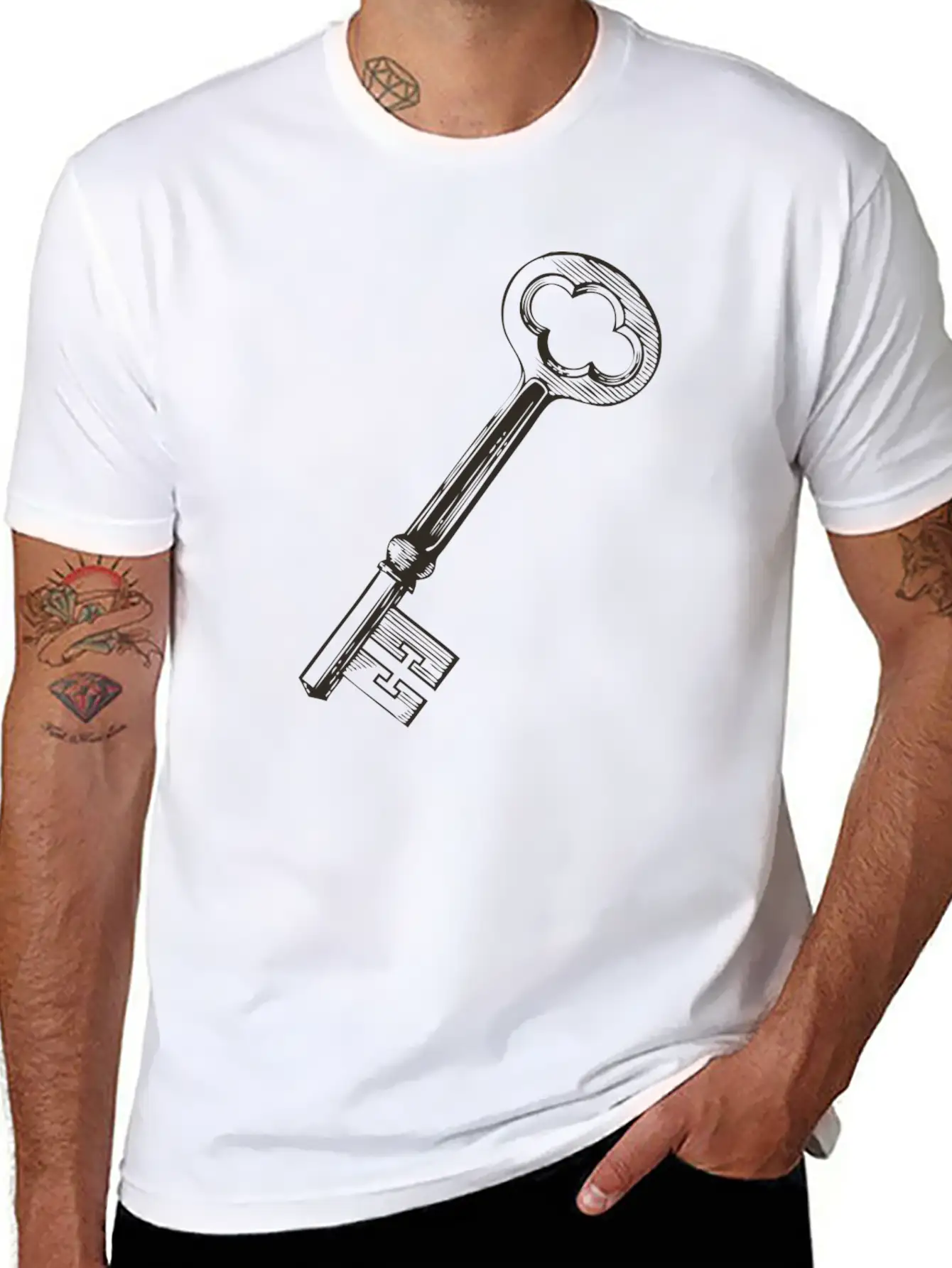 Key Basic Graphic T-Shirt – Daily Comfort In Soft Cotton