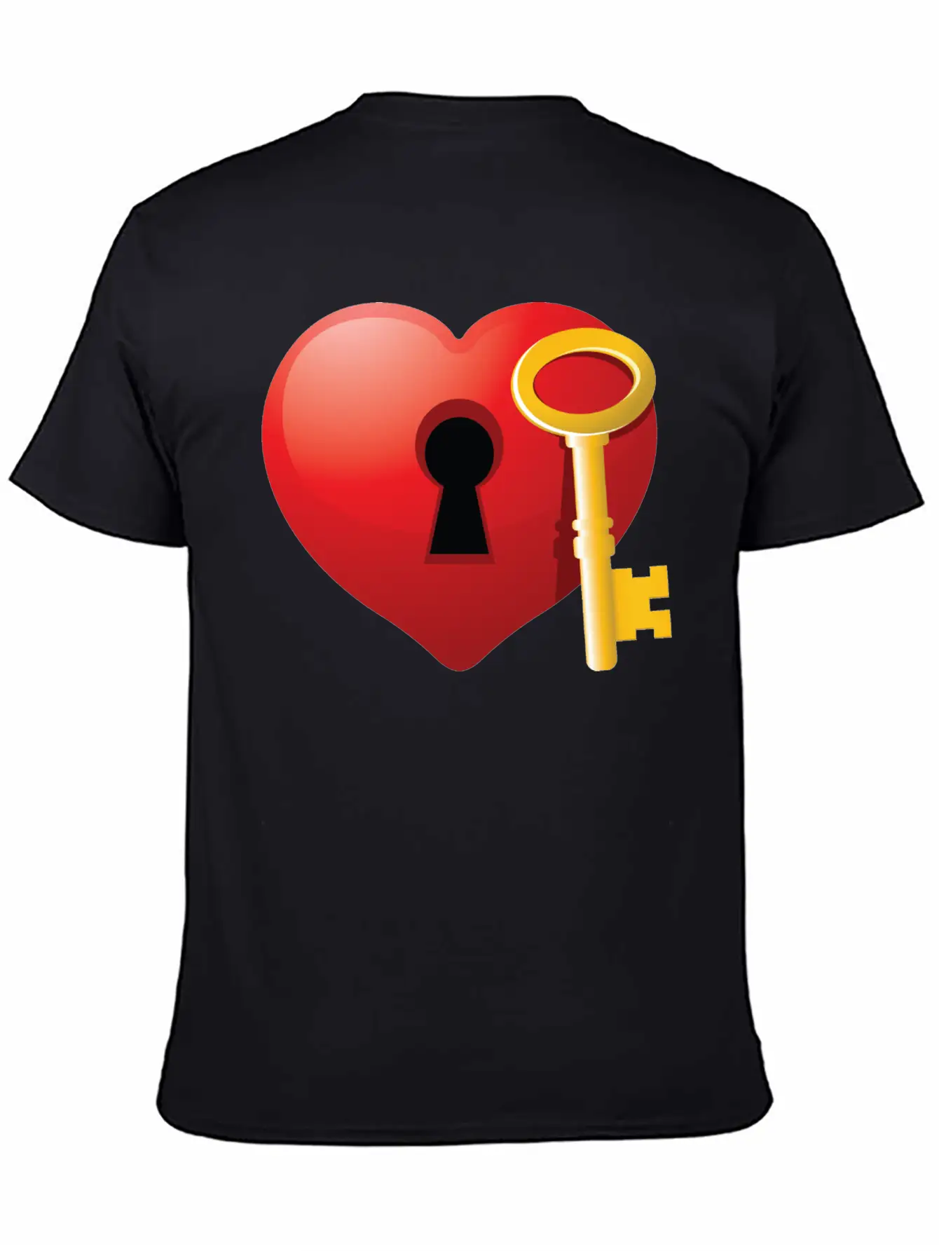 KEY TO YOUR HEART Timeless Short Sleeve Tee – Comfy And Minimalist Design