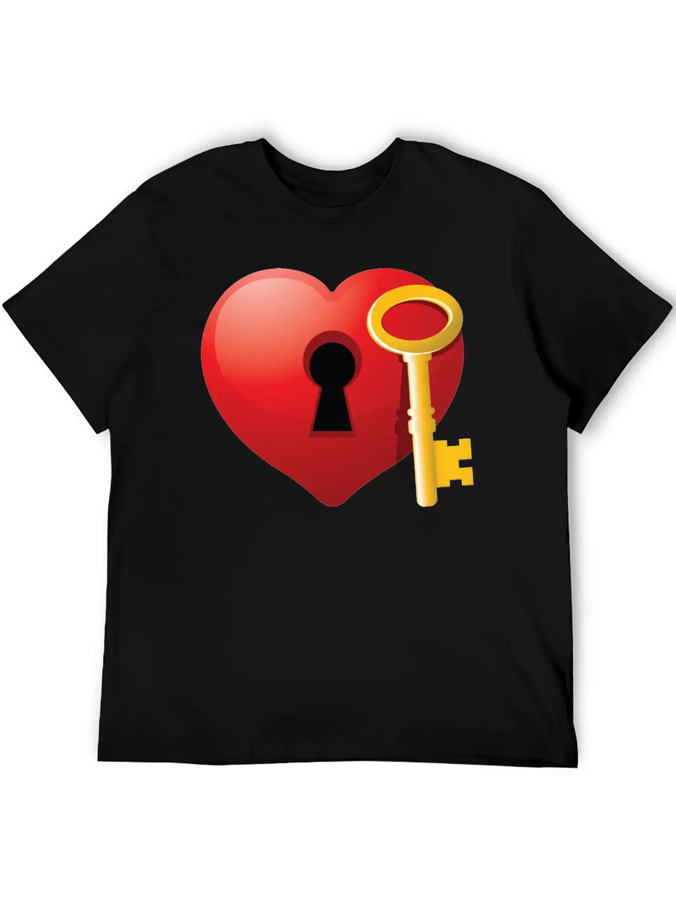 KEY TO YOUR HEART Timeless Short Sleeve Tee – Comfy And Minimalist Design