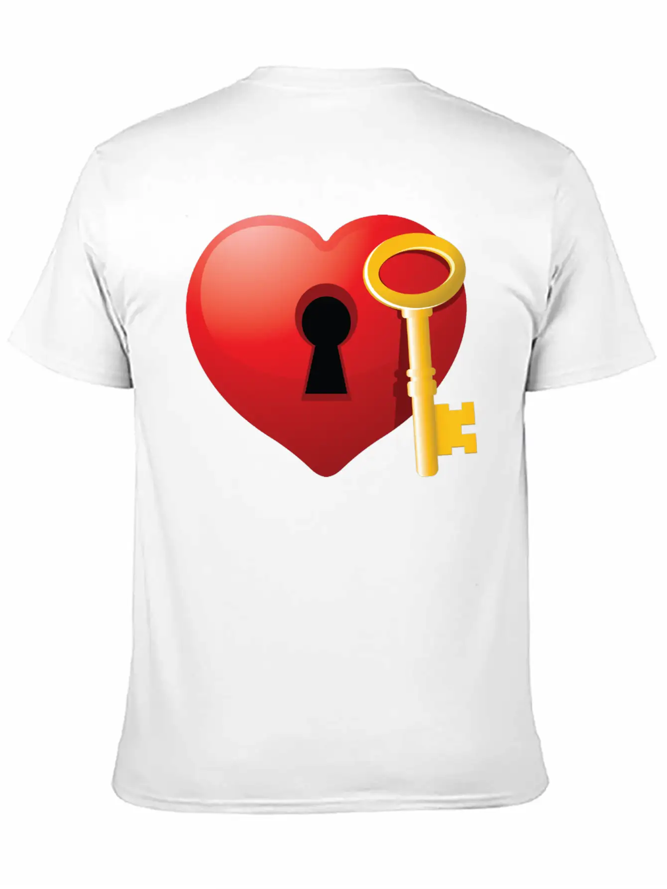 KEY TO YOUR HEART Timeless Short Sleeve Tee – Comfy And Minimalist Design