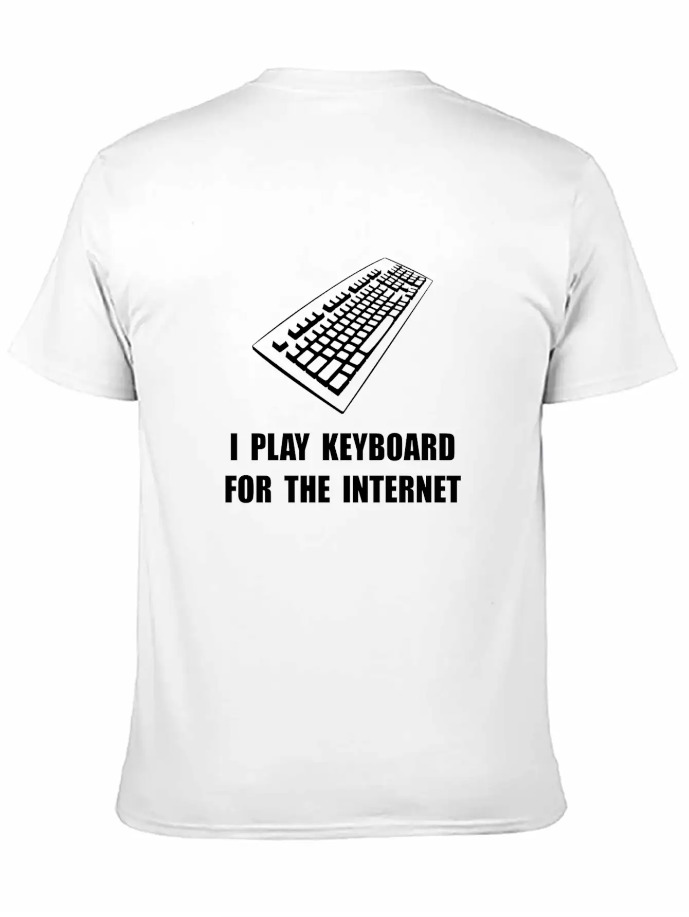 Keyboard Internet Unisex Short Sleeve Soft Cotton T-Shirt – Casual Everyday Wear