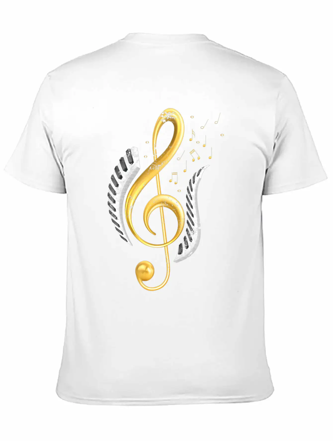 Keyboard Piano Player Treble Clef Pianist Piano Timeless Short Sleeve Tee – Comfy And Minimalist Design