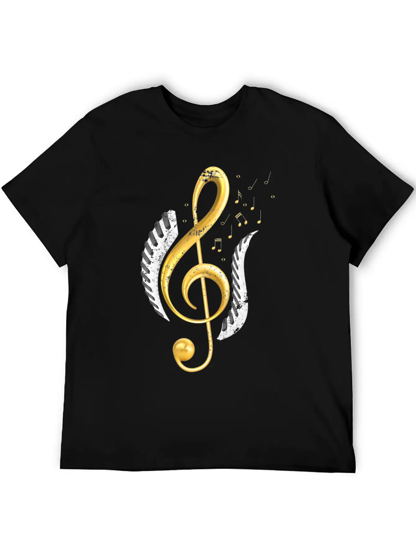 Keyboard Piano Player Treble Clef Pianist Piano Timeless Short Sleeve Tee – Comfy And Minimalist Design