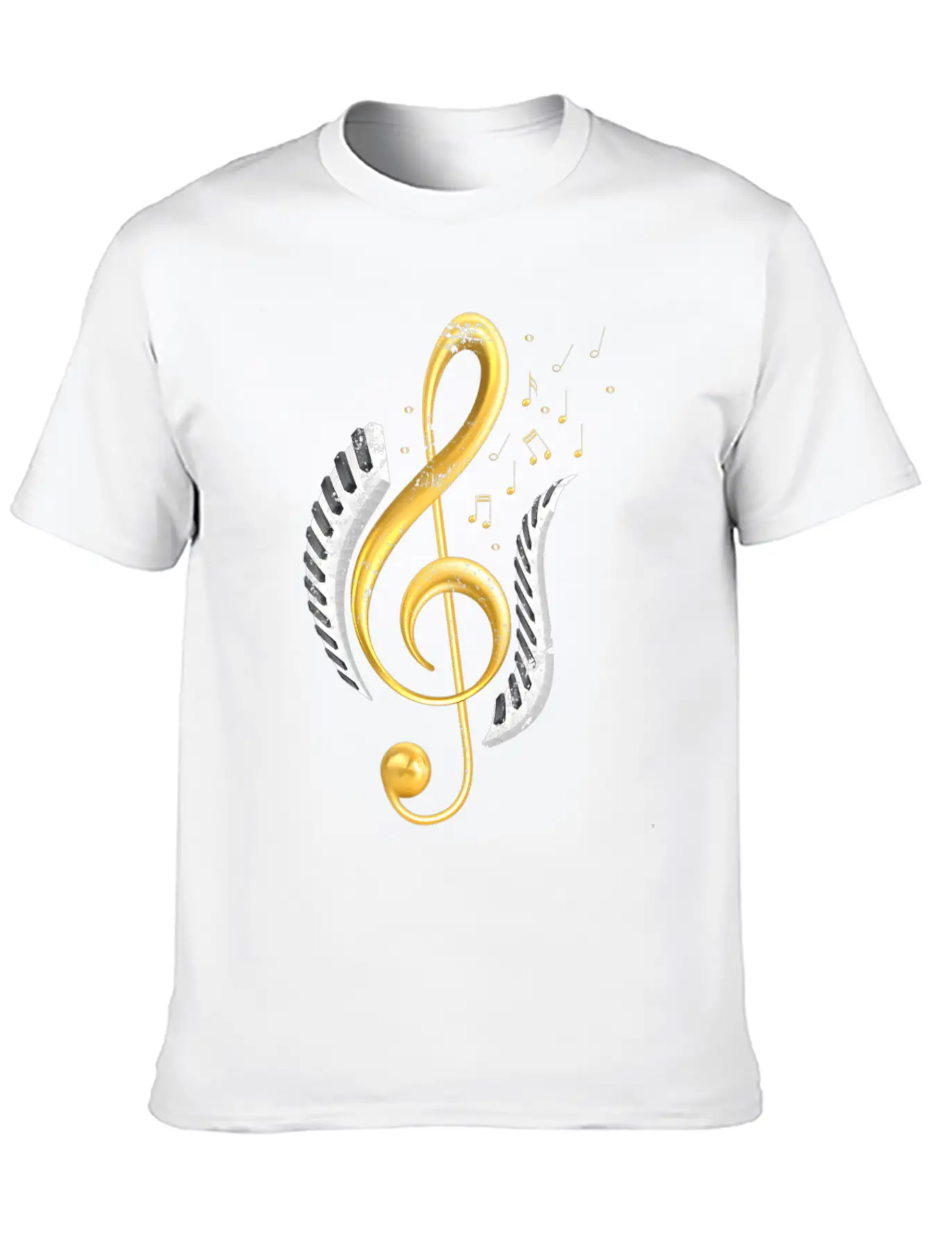 Keyboard Piano Player Treble Clef Pianist Piano Timeless Short Sleeve Tee – Comfy And Minimalist Design