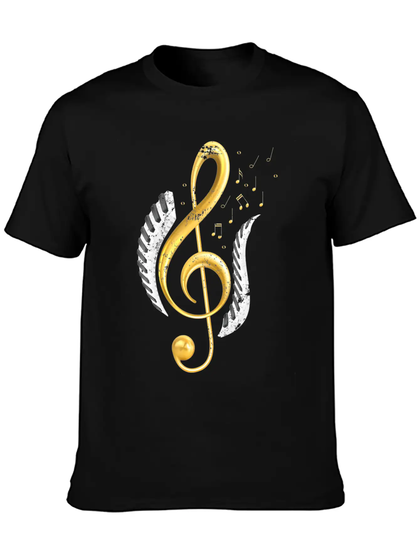 Keyboard Piano Player Treble Clef Pianist Piano Timeless Short Sleeve Tee – Comfy And Minimalist Design