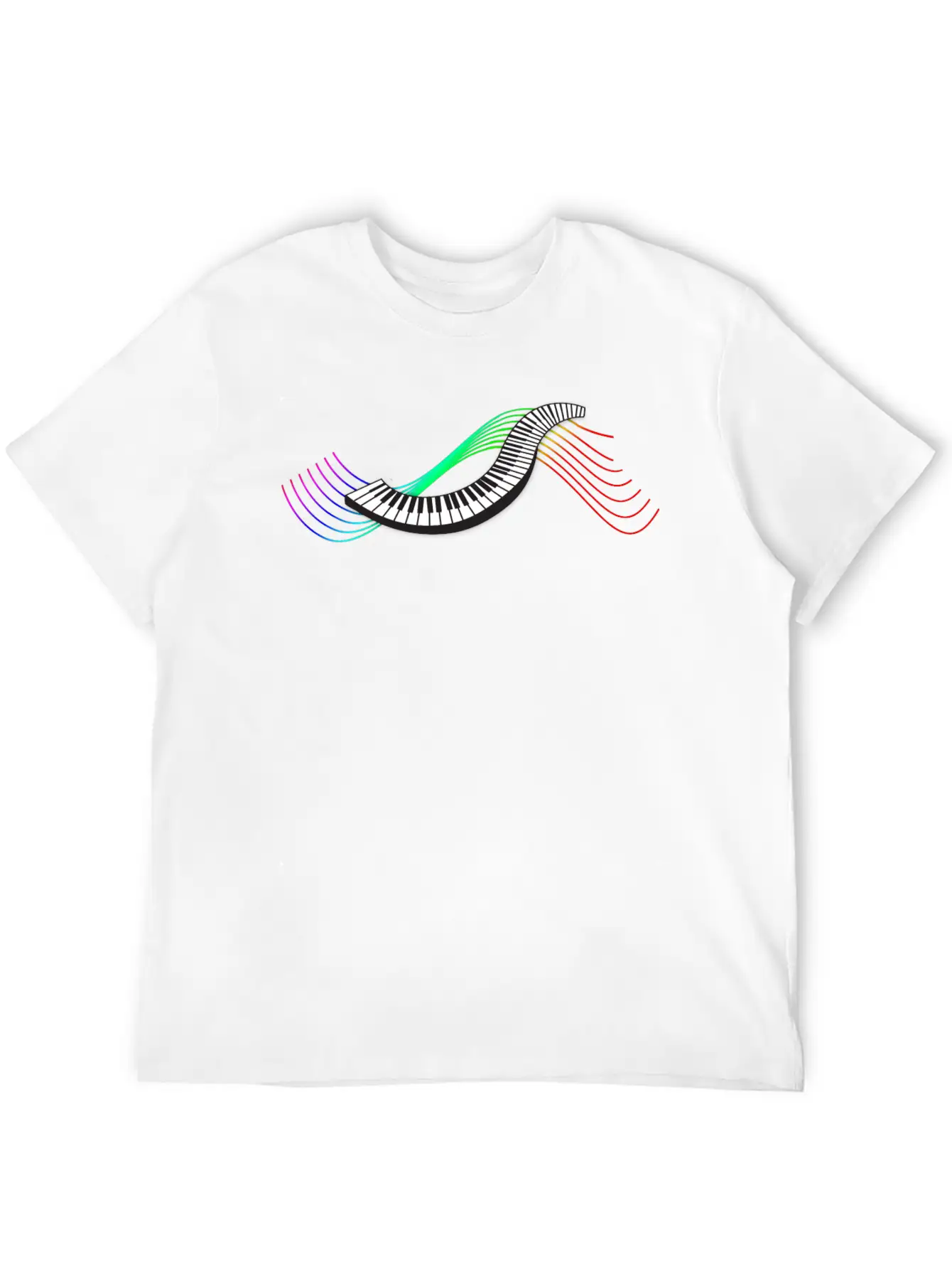 Keyboard/Piano Timeless Short Sleeve Tee – Comfy And Minimalist Design
