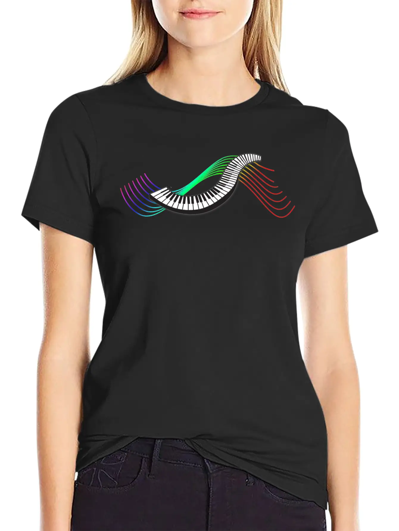 Keyboard/Piano Timeless Short Sleeve Tee – Comfy And Minimalist Design
