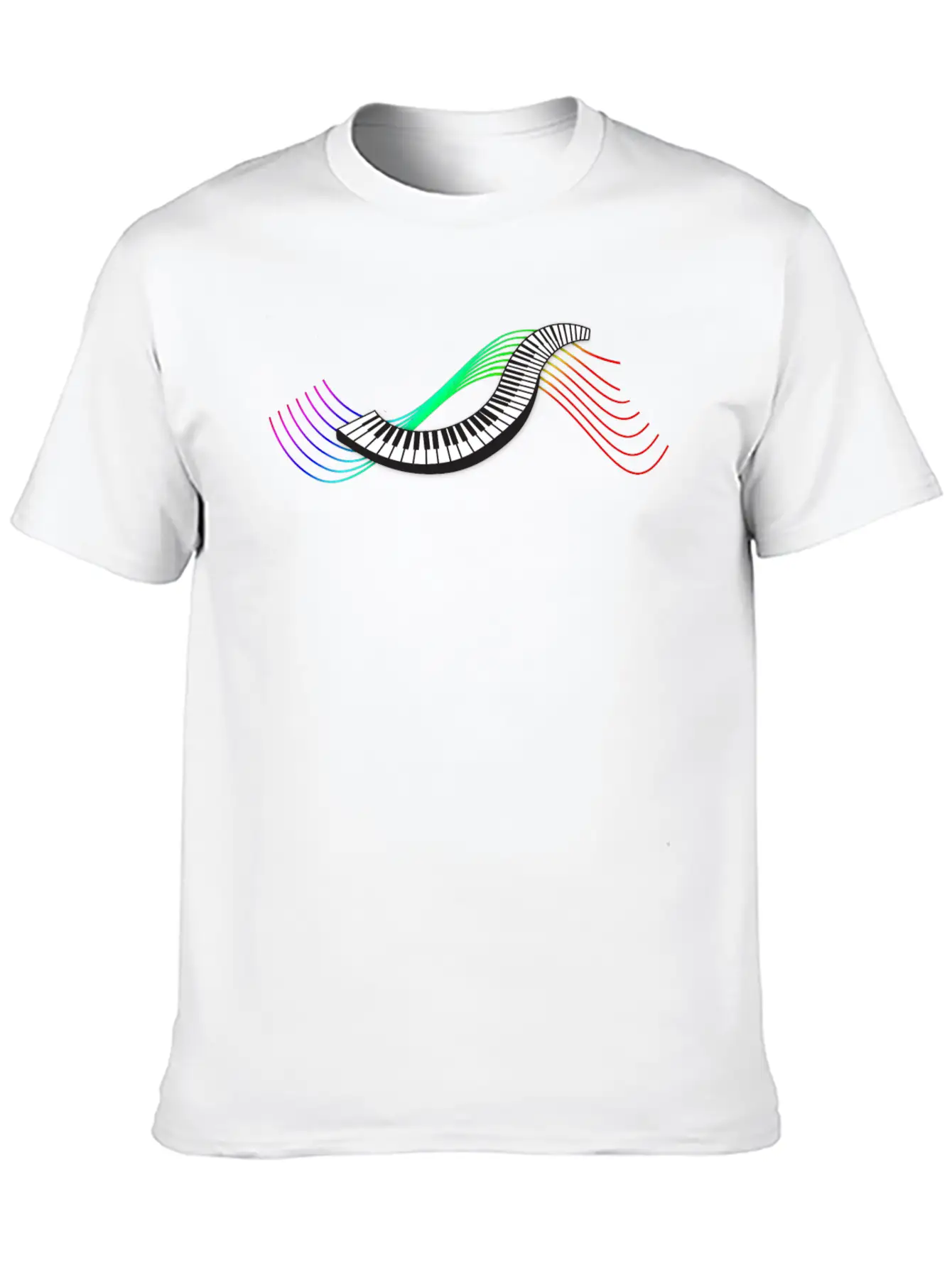 Keyboard/Piano Timeless Short Sleeve Tee – Comfy And Minimalist Design