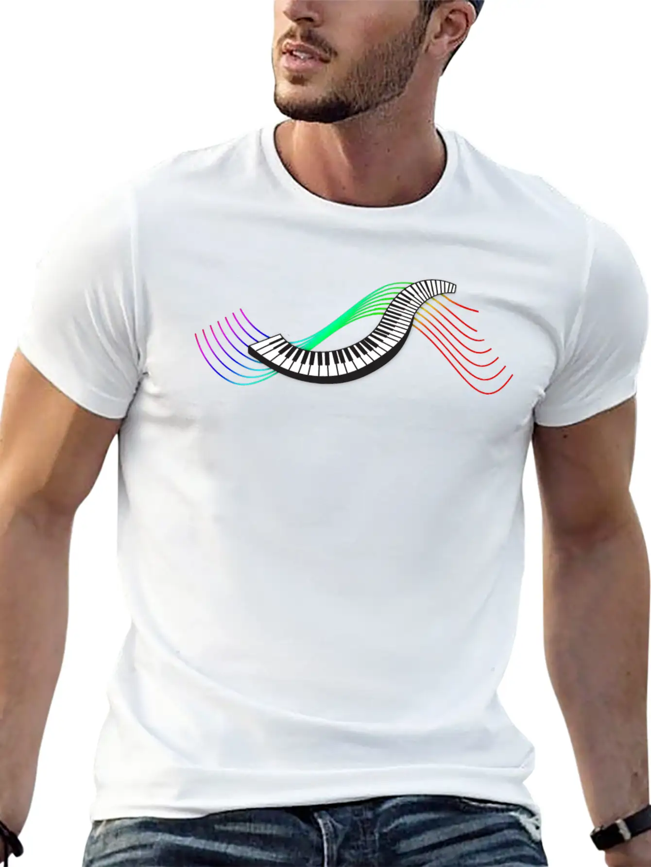 Keyboard/Piano Timeless Short Sleeve Tee – Comfy And Minimalist Design