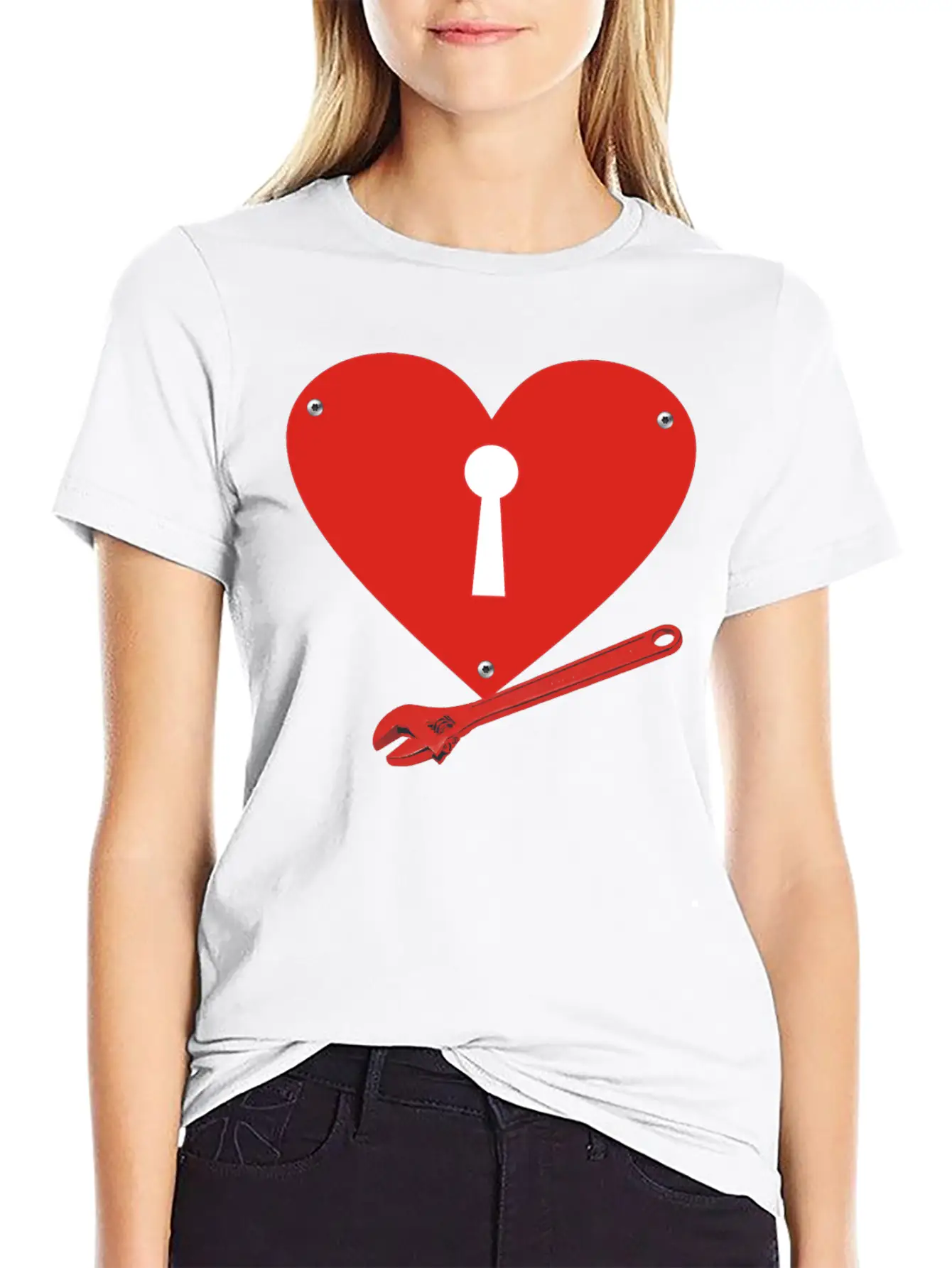 Keyhole Timeless Short Sleeve Tee – Comfy And Minimalist Design