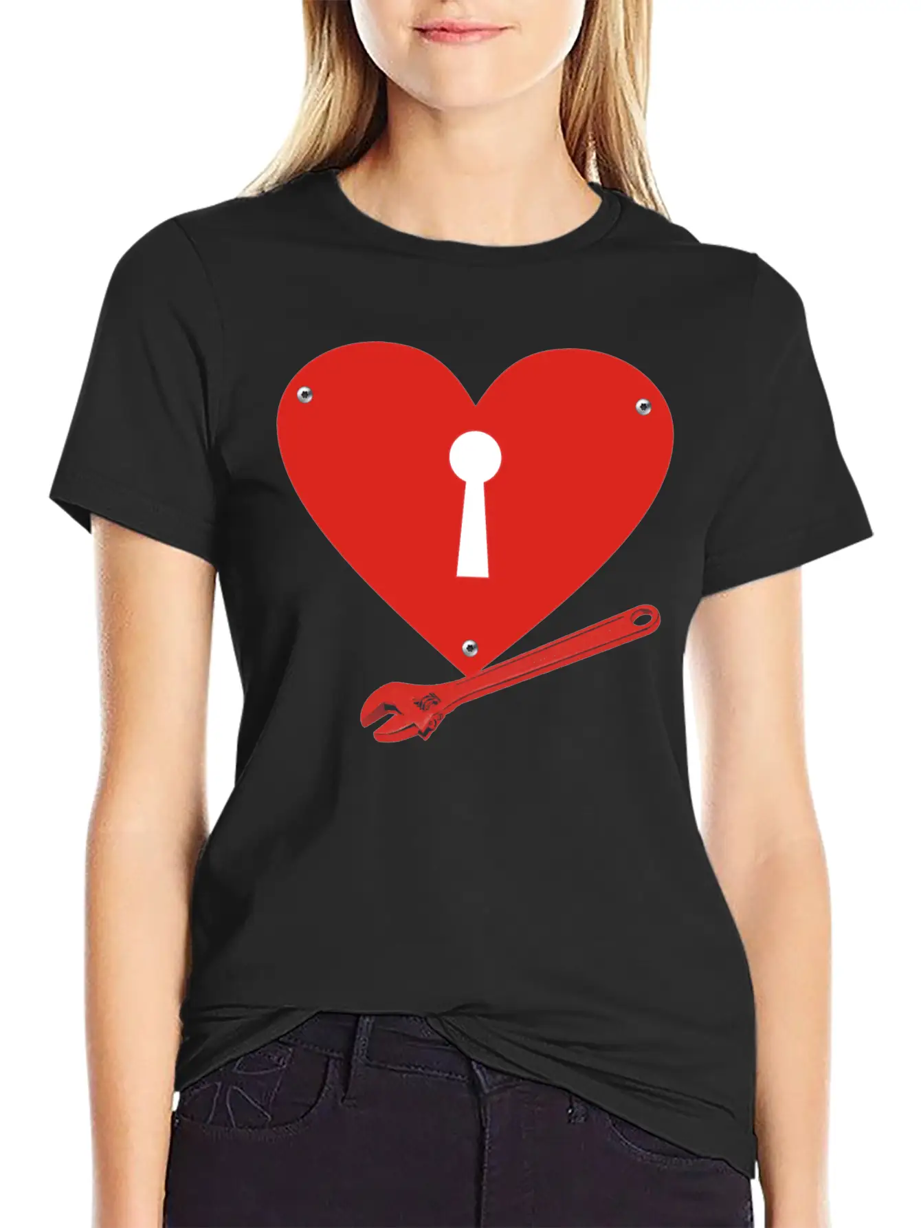 Keyhole Timeless Short Sleeve Tee – Comfy And Minimalist Design