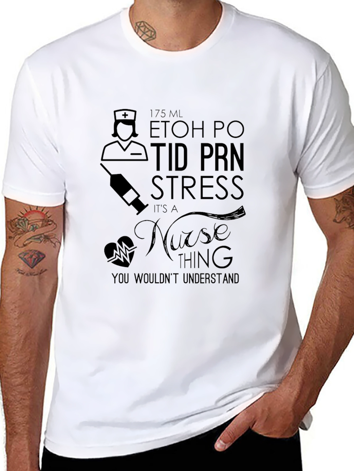 Nurse Humor T-Shirt - 175ml ETOH PO