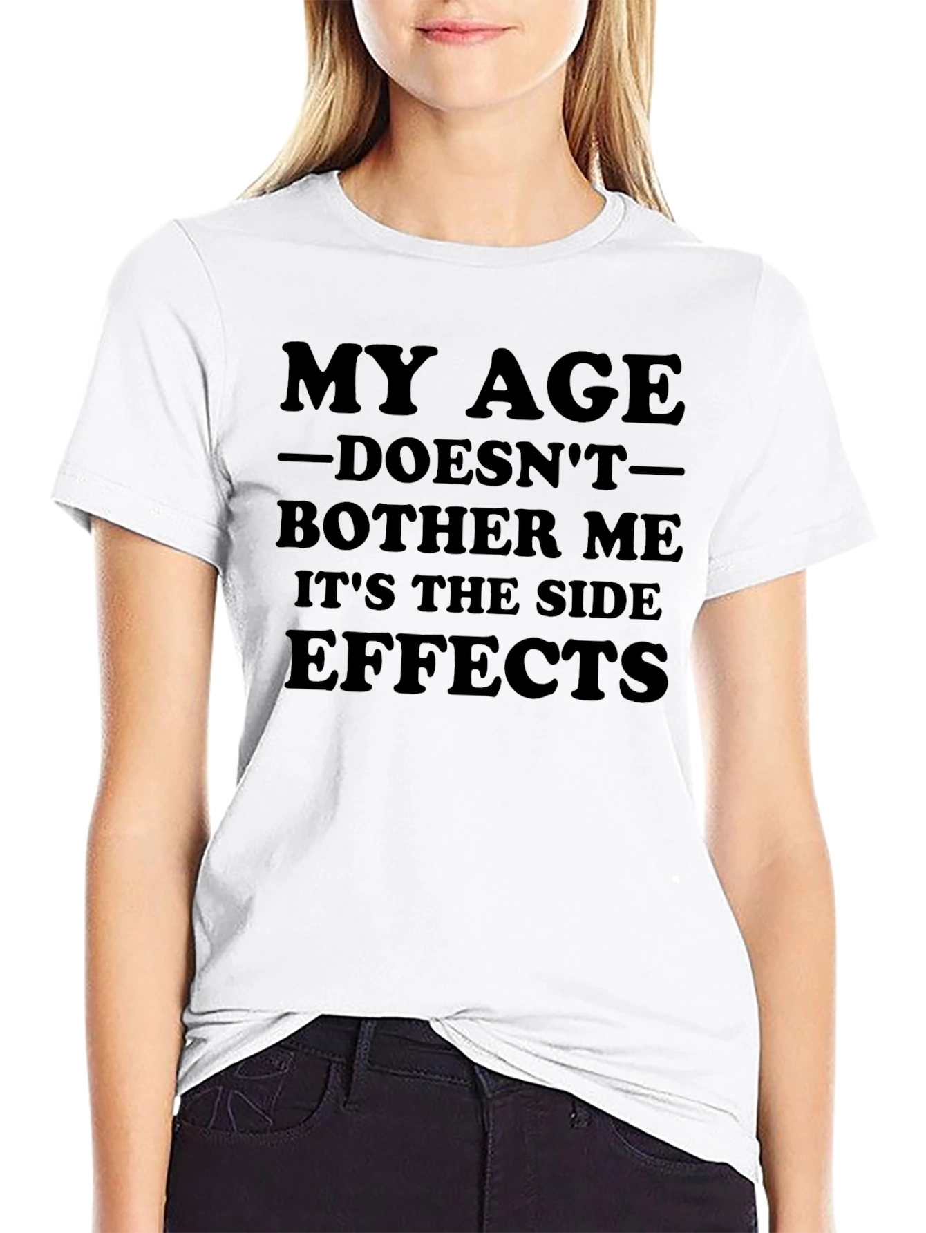 Funny My Age Doesnt Bother Me T-Shirt