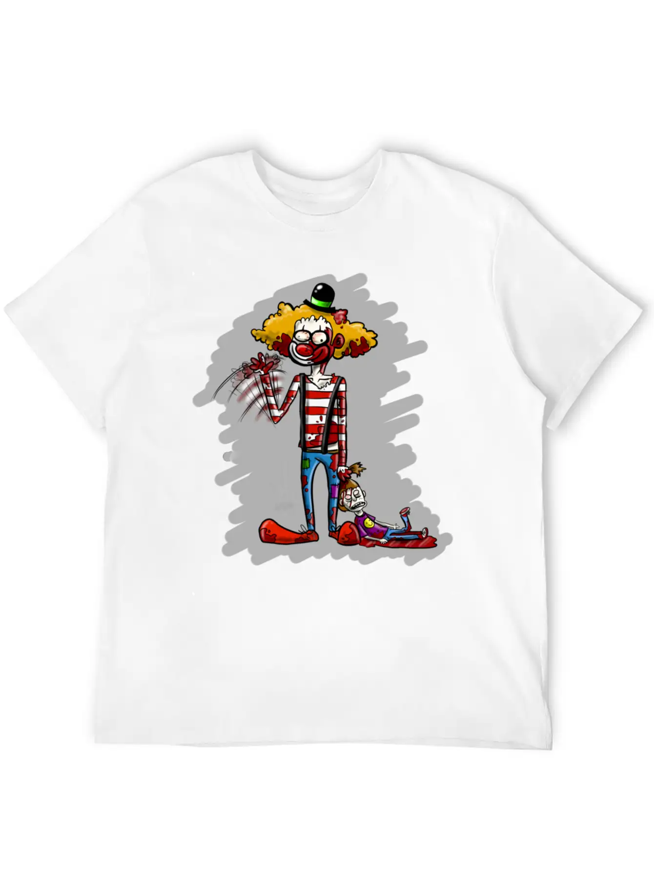 Killer Clown Stylish Everyday T-Shirt – Unisex Basic Cotton Tee