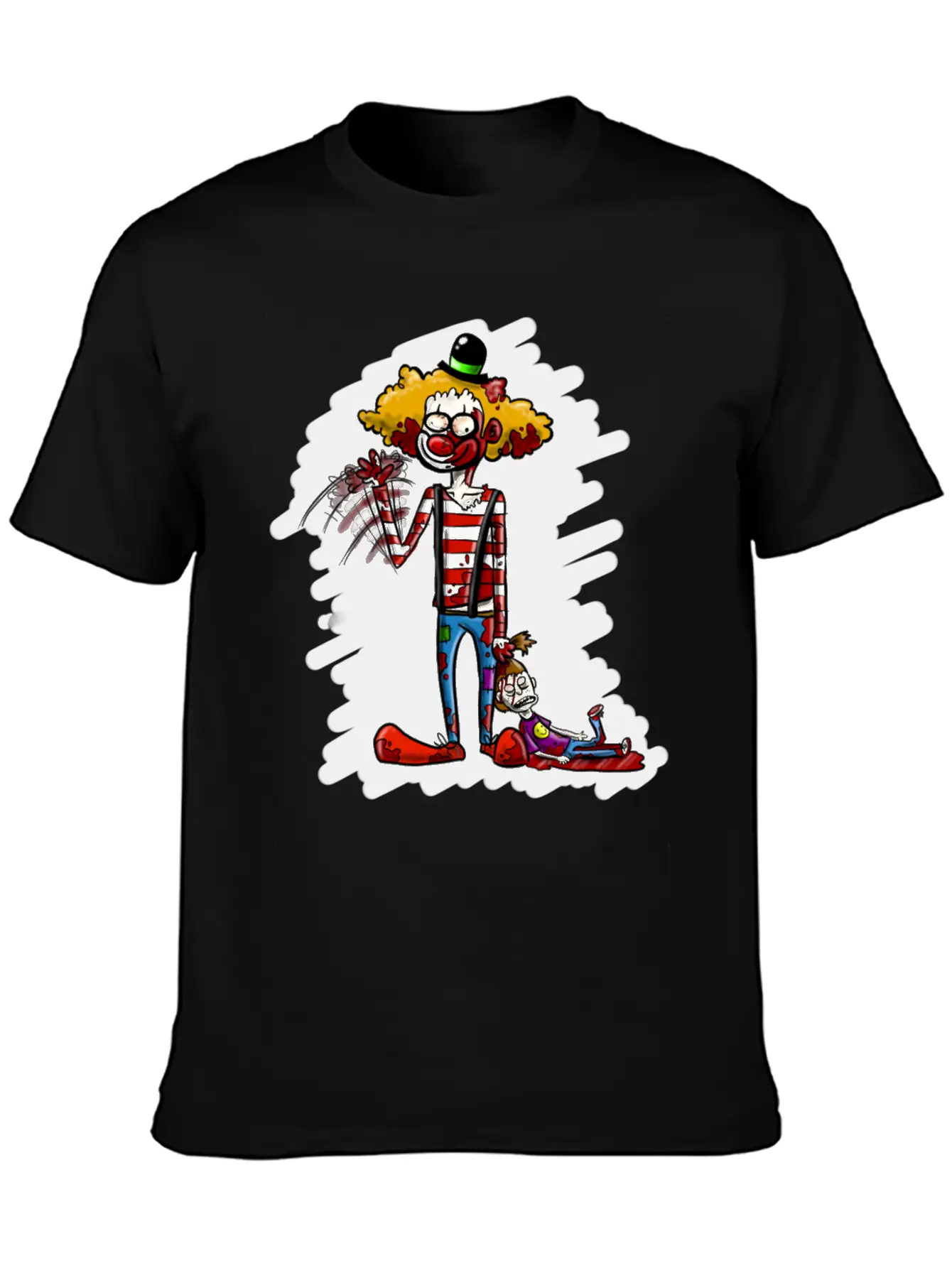 Killer Clown Stylish Everyday T-Shirt – Unisex Basic Cotton Tee