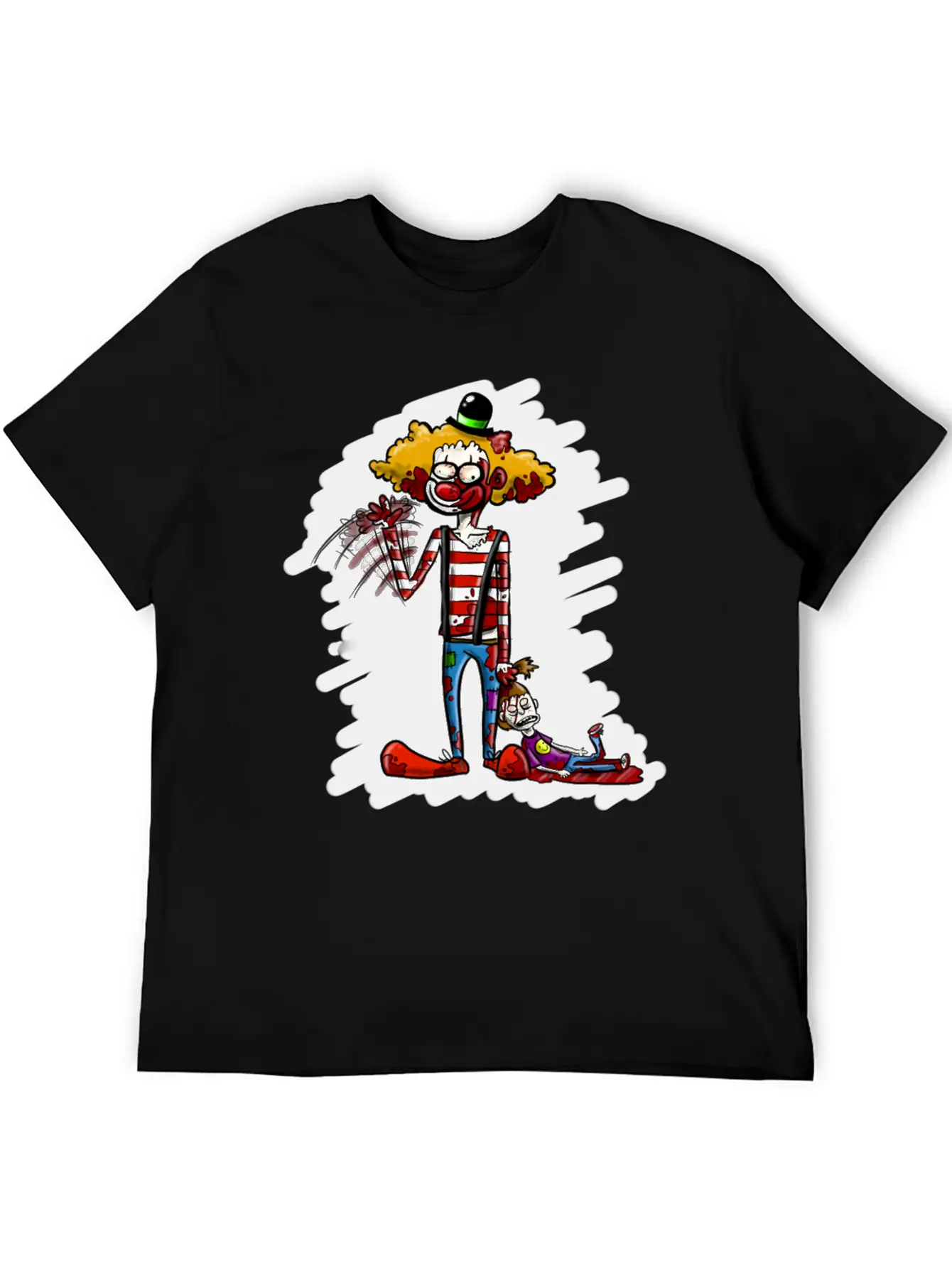 Killer Clown Stylish Everyday T-Shirt – Unisex Basic Cotton Tee