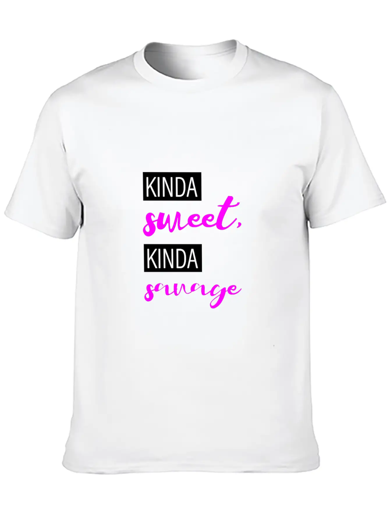 Kinda Sweet, Kinda Savage 3 Stylish Everyday T-Shirt – Unisex Basic Cotton Tee