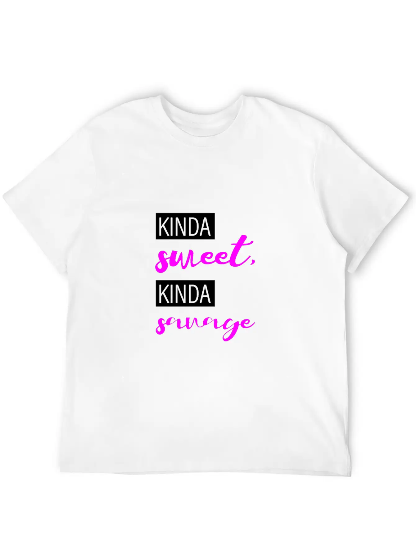 Kinda Sweet, Kinda Savage 3 Stylish Everyday T-Shirt – Unisex Basic Cotton Tee