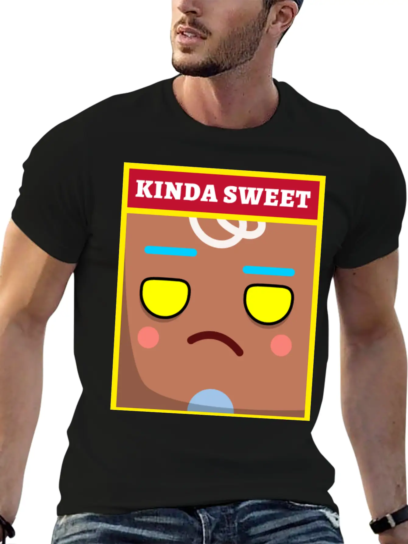 KINDA SWEET MOSTLY SARCASTIC - Funny, Sarcastic Timeless Short Sleeve Tee – Comfy And Minimalist Design
