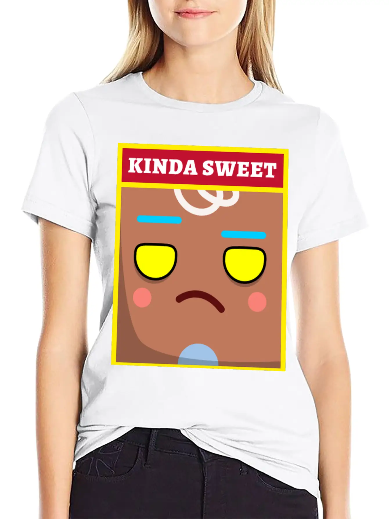 KINDA SWEET MOSTLY SARCASTIC - Funny, Sarcastic Timeless Short Sleeve Tee – Comfy And Minimalist Design