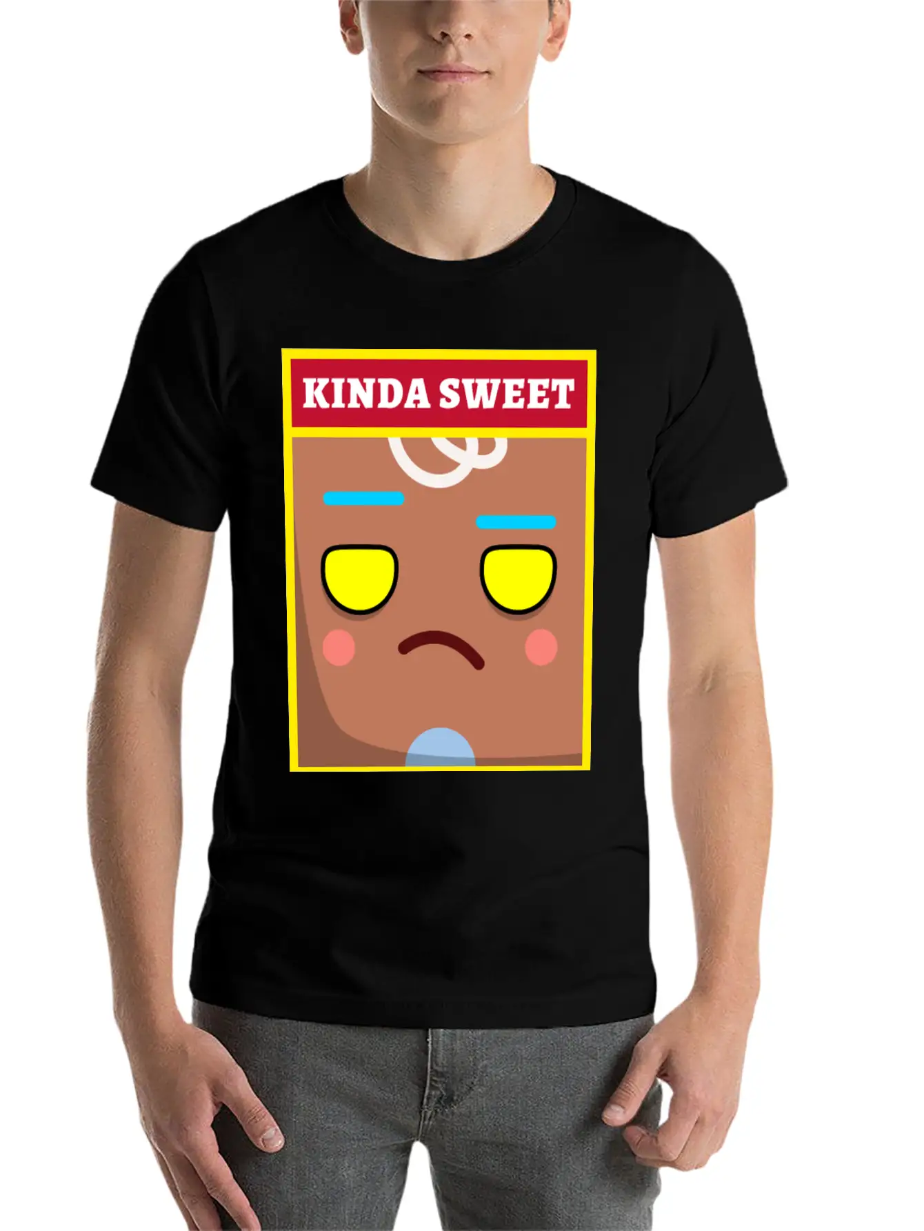 KINDA SWEET MOSTLY SARCASTIC - Funny, Sarcastic Timeless Short Sleeve Tee – Comfy And Minimalist Design