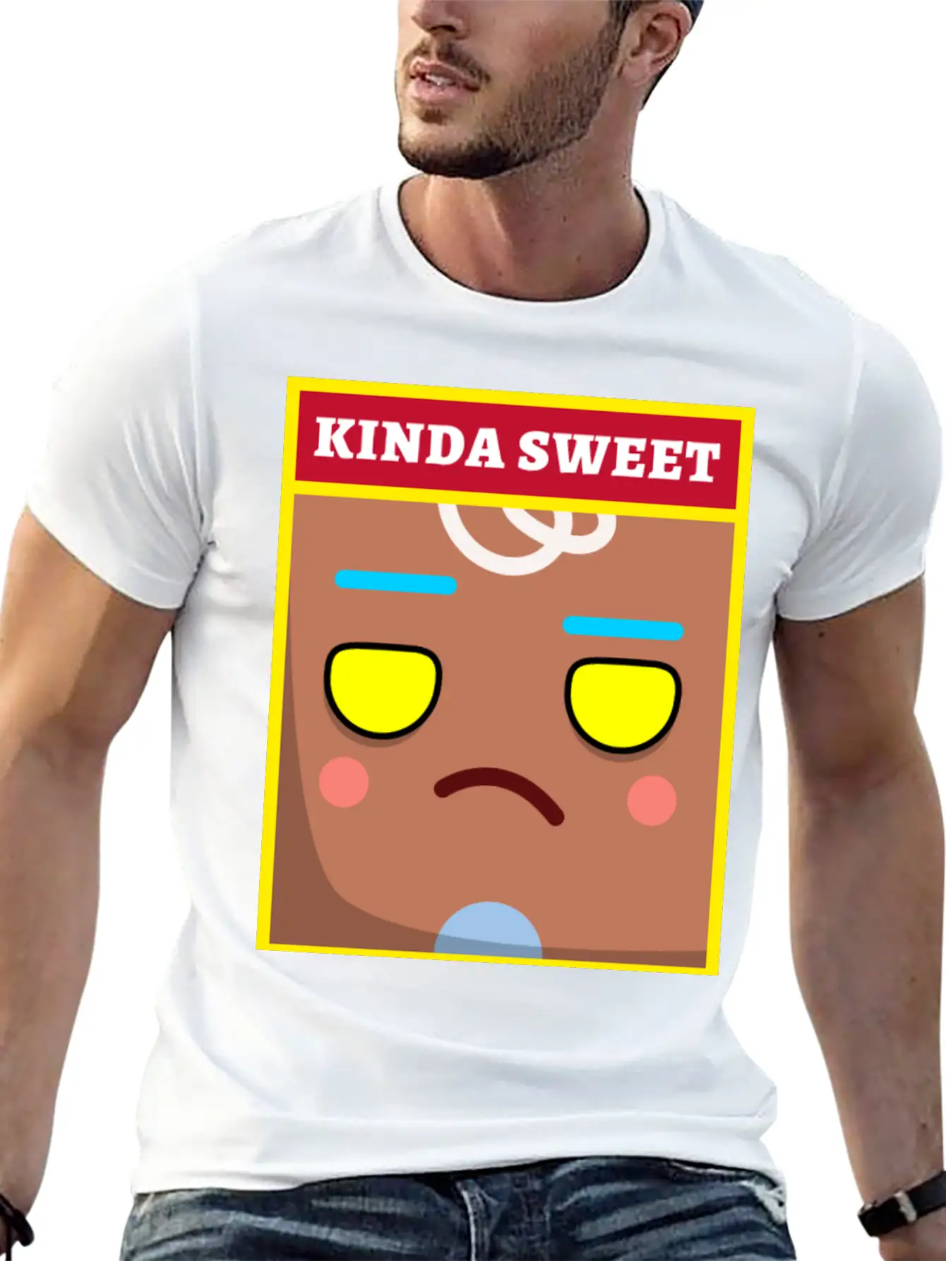 KINDA SWEET MOSTLY SARCASTIC - Funny, Sarcastic Timeless Short Sleeve Tee – Comfy And Minimalist Design