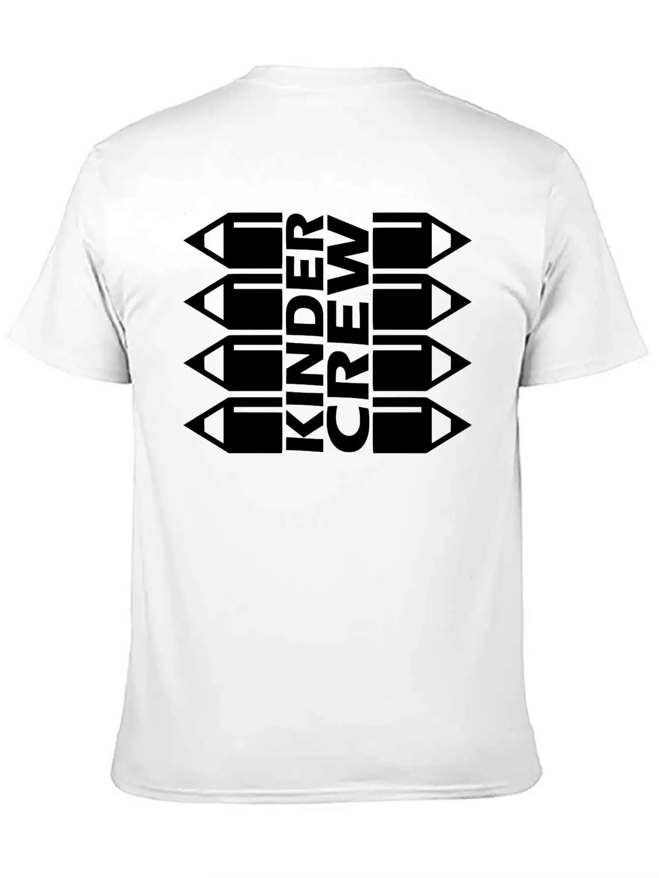 Kinder Crew Pencil Comfortable Minimalist Graphic Tee – Summer Style Essential