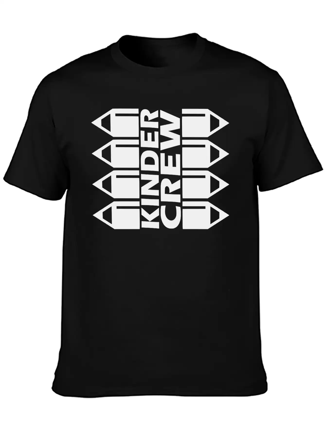 Kinder Crew Pencil Comfortable Minimalist Graphic Tee – Summer Style Essential
