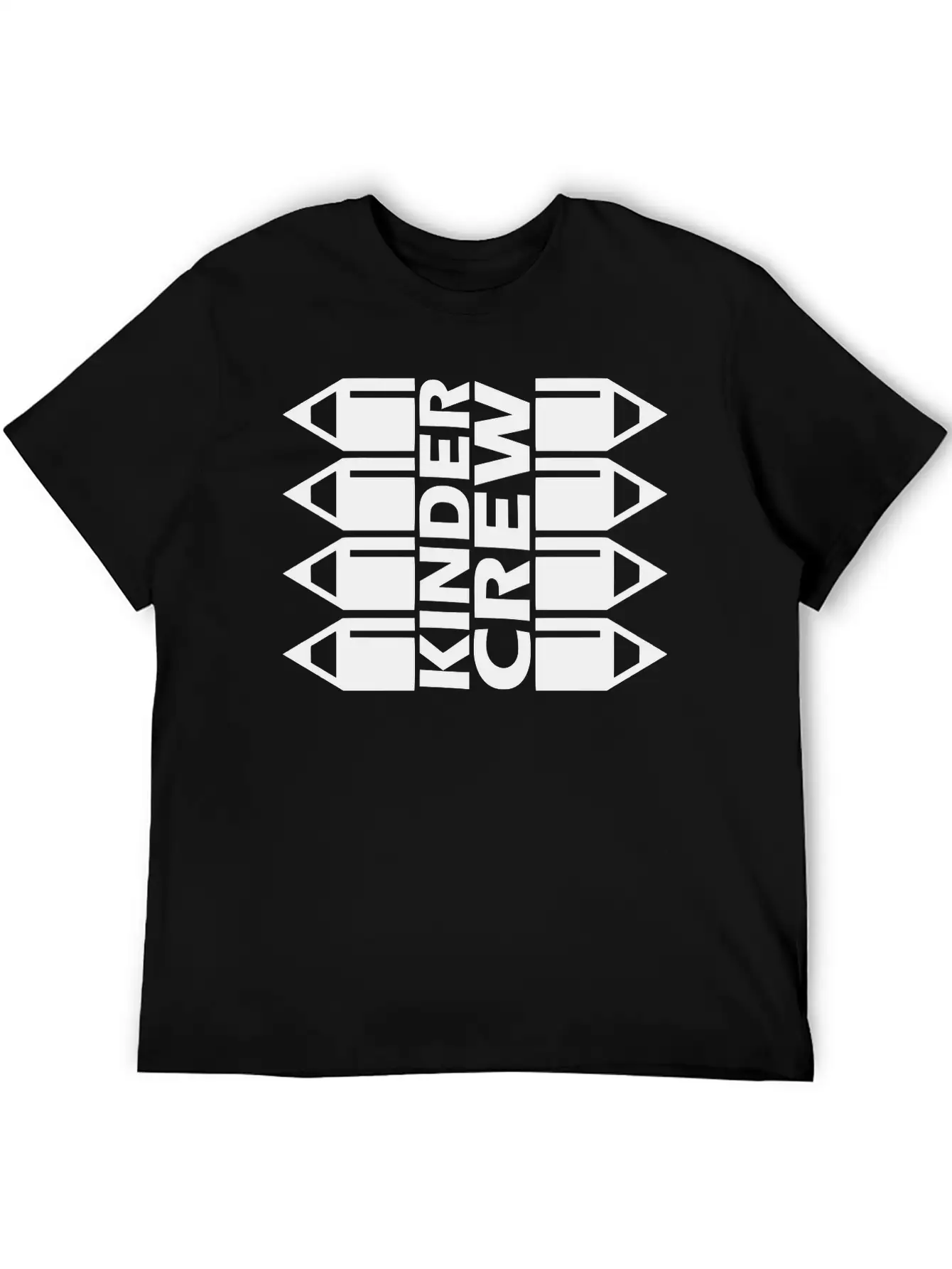 Kinder Crew Pencil Comfortable Minimalist Graphic Tee – Summer Style Essential