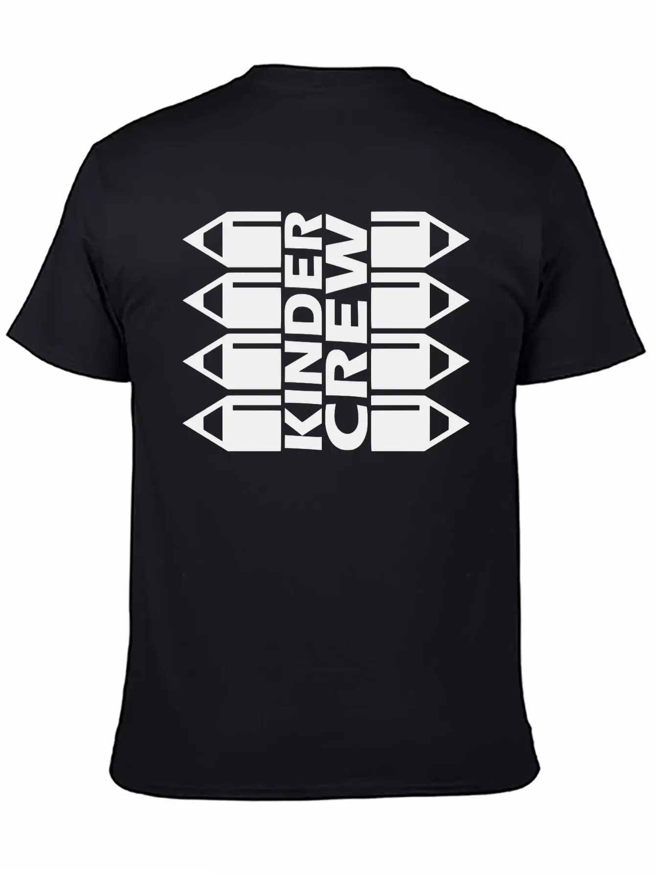 Kinder Crew Pencil Comfortable Minimalist Graphic Tee – Summer Style Essential